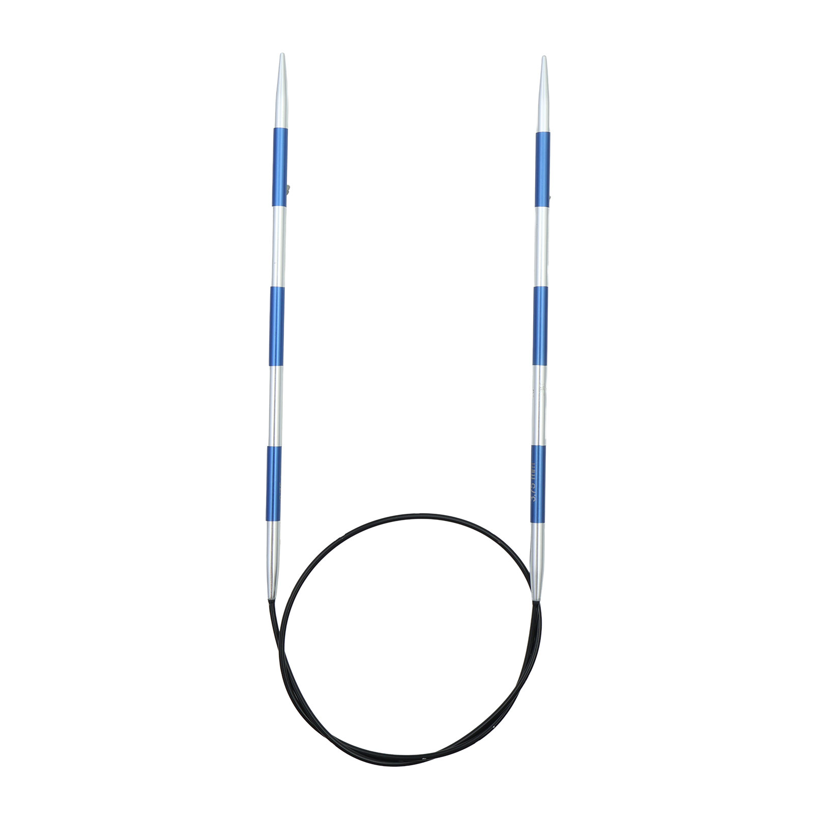 KnitPro 42068 Smartsix Rondbreinaalden 60 cm (Blauw) 3,75 mm - Kaart