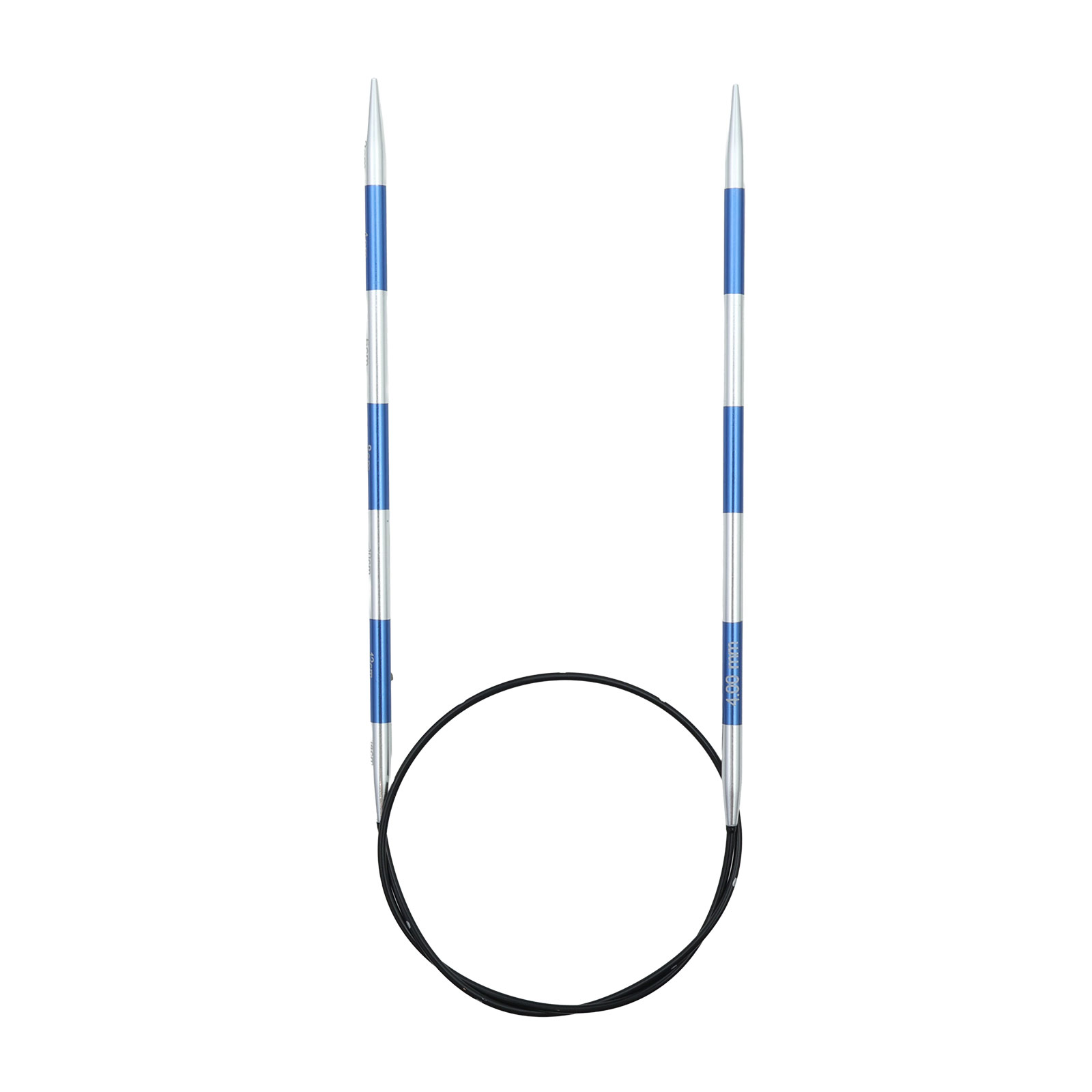 KnitPro 42069 Smartsix Rondbreinaalden 60 cm (Blauw) 4,00 mm - Kaart