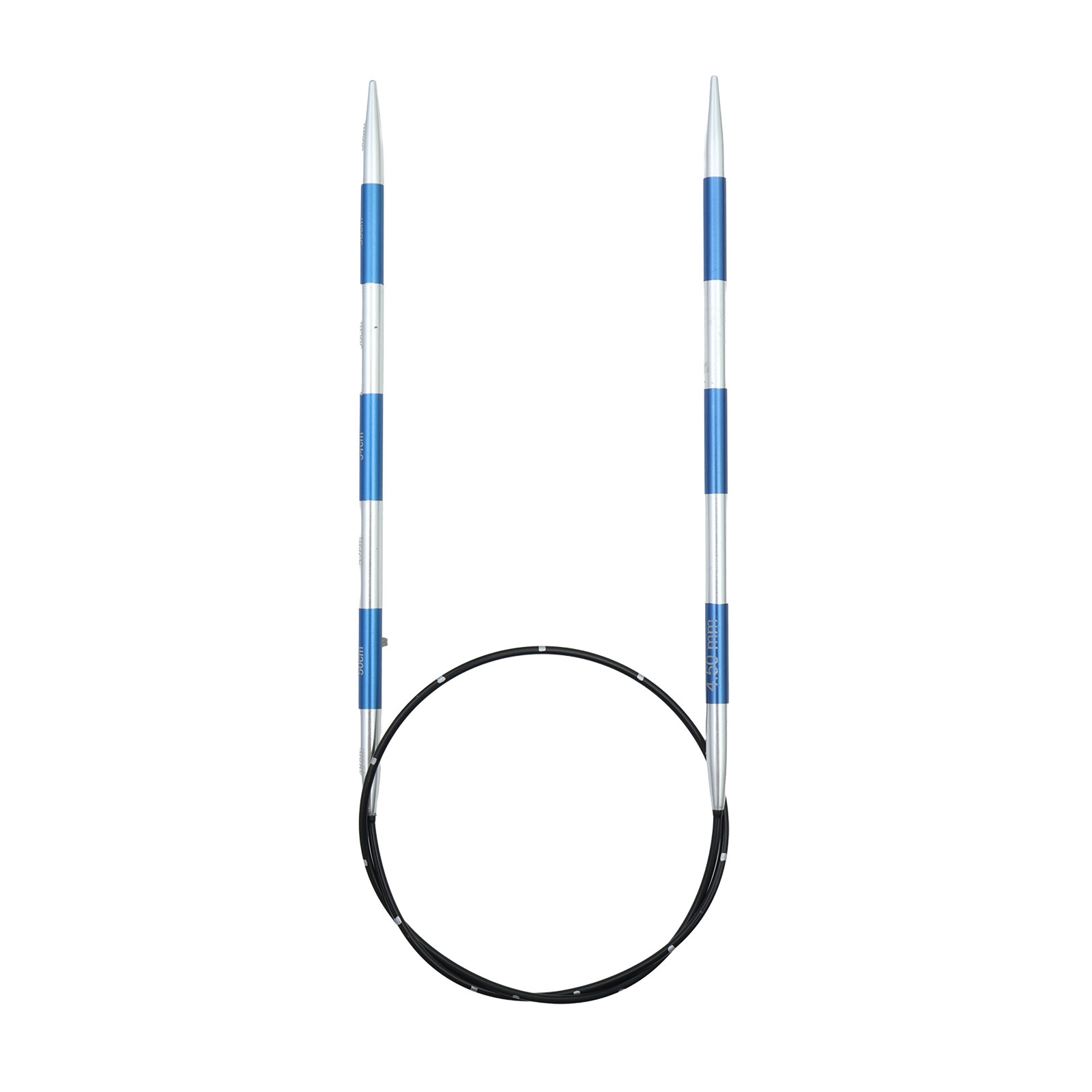 KnitPro 42070 Smartsix Rondbreinaalden 60 cm (Blauw) 4,50 mm - Kaart