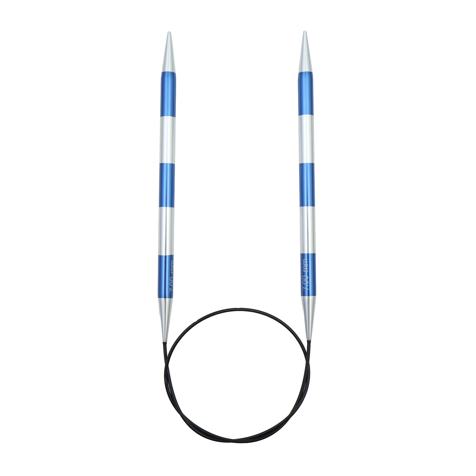 KnitPro 42075 Smartsix Rondbreinaalden 60 cm (Blauw) 7,00 mm - Kaart