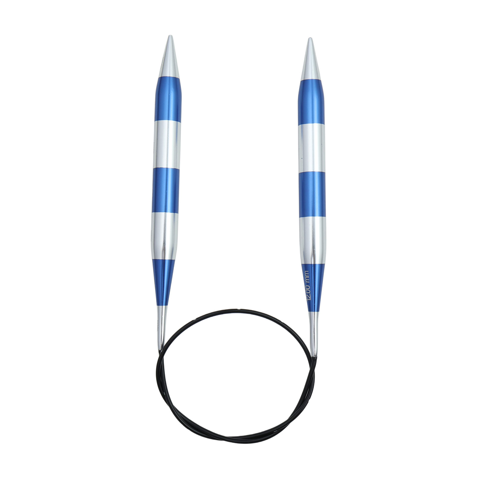 KnitPro 42079 Smartsix Rondbreinaalden 60cm (Blauw) 12.00mm - Kaart