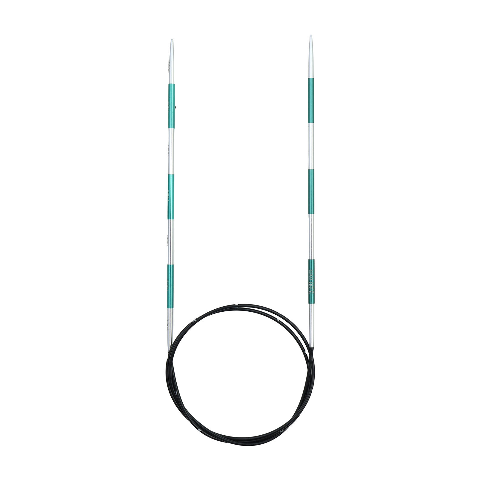 KnitPro 42085 Smartsix Rondbreinaalden 80 cm (Groen) 3,00 mm - Kaart