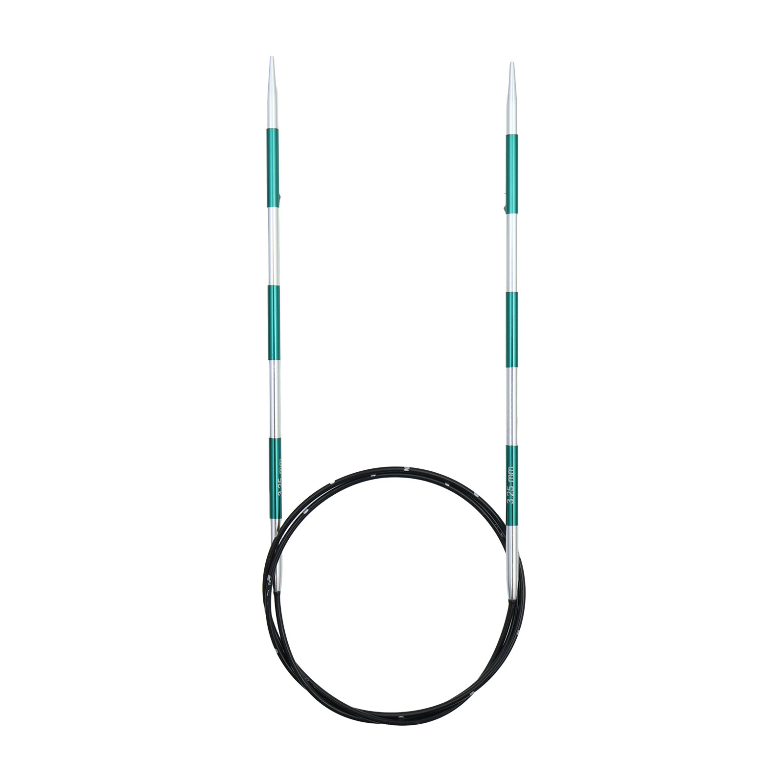 KnitPro 42086 Smartsix Rondbreinaalden 80 cm (Groen) 3,25 mm - Kaart
