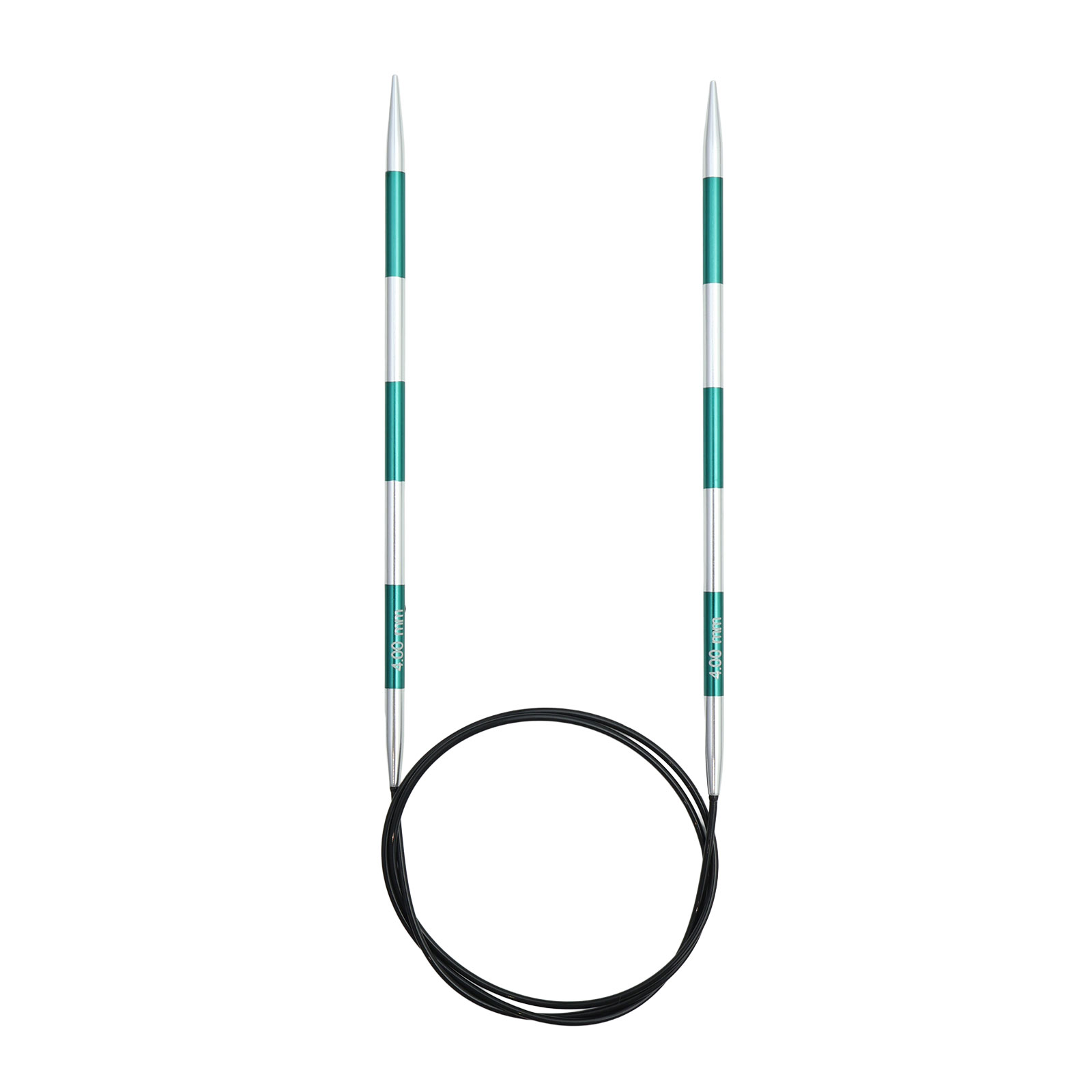 KnitPro 42089 Smartsix Rondbreinaalden 80 cm (Groen) 4,00 mm - Kaart