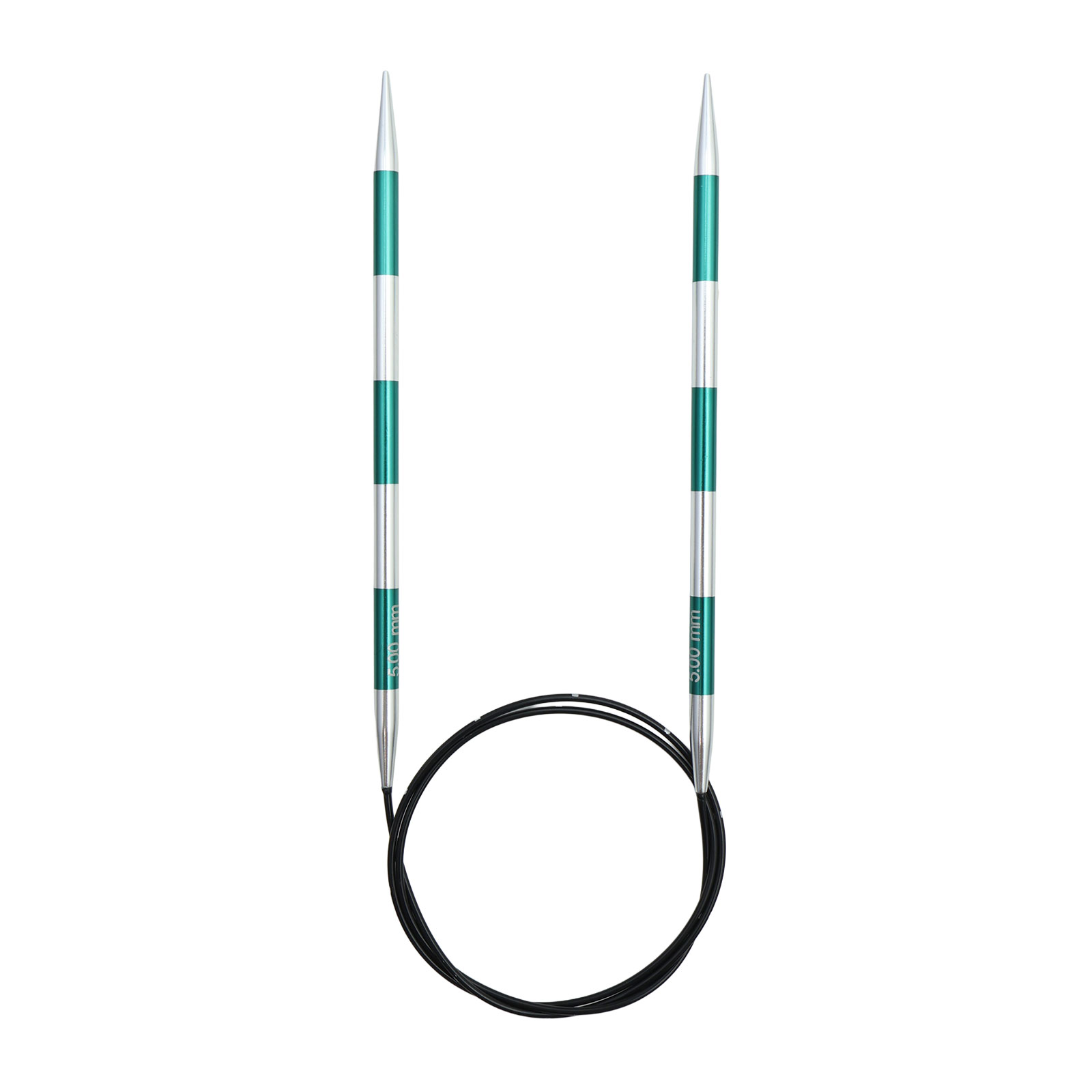 KnitPro 42091 Smartsix Rondbreinaalden 80 cm (Groen) 5,00 mm - Kaart