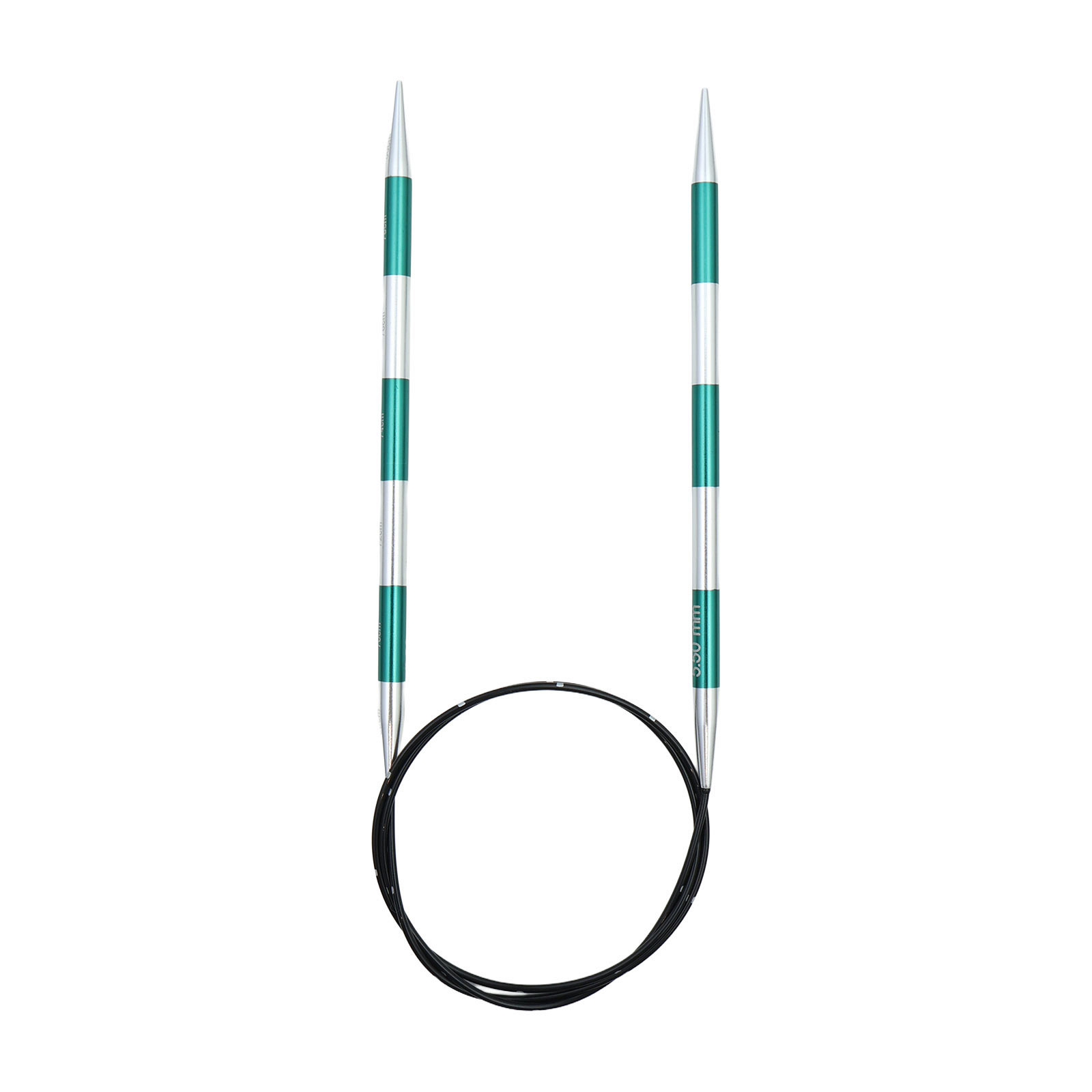 KnitPro 42092 Smartsix Rondbreinaalden 80cm (Groen) 5.50mm - Kaart