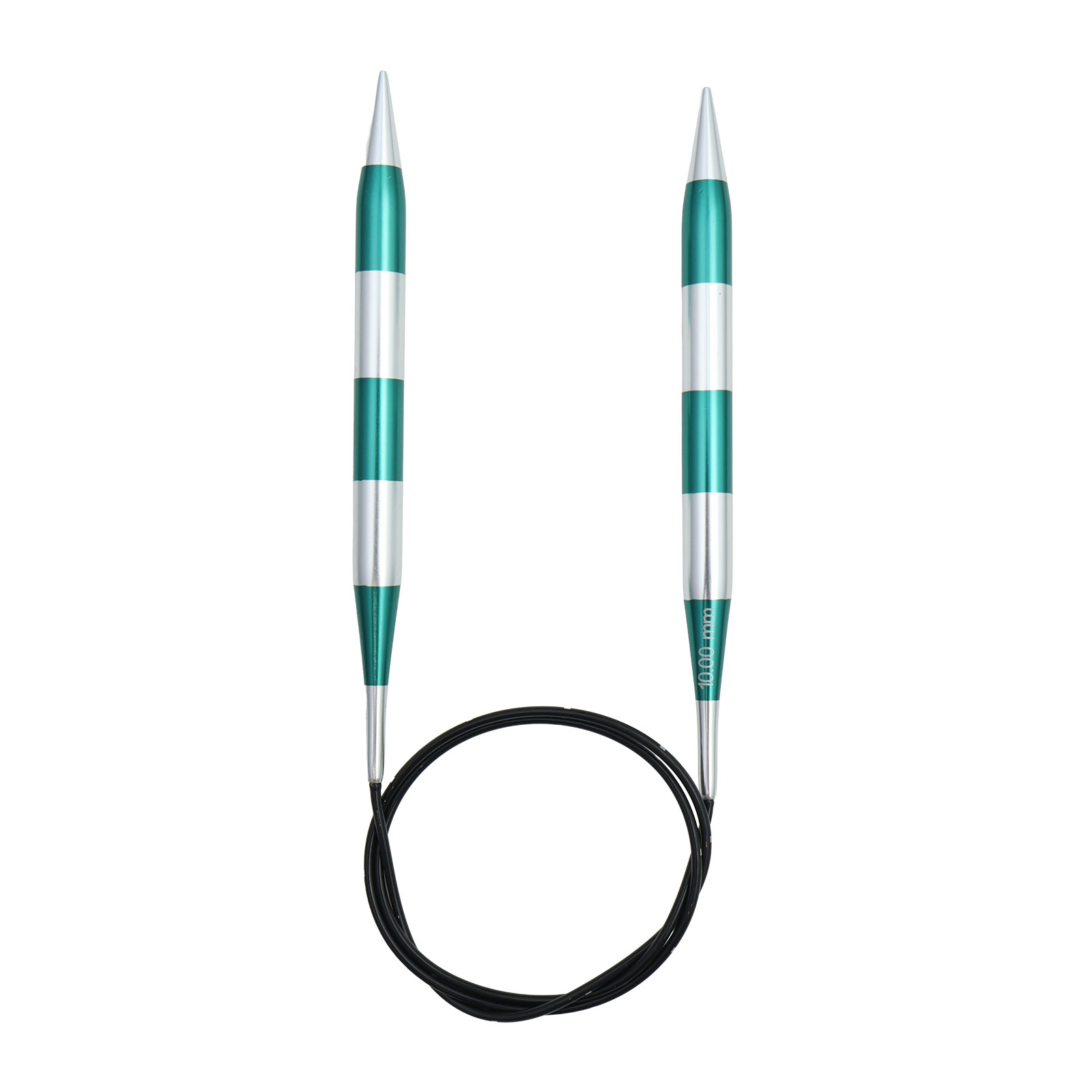 KnitPro 42098 Smartsix Rondbreinaalden 80cm (Groen) 10.00mm - Kaart