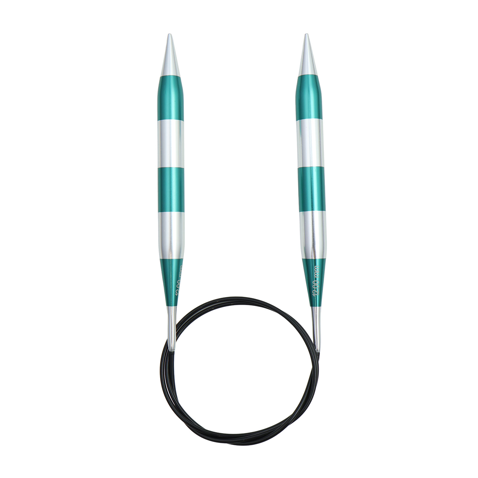 KnitPro 42099 Smartsix Rondbreinaalden 80cm (Groen) 12.00mm - Kaart