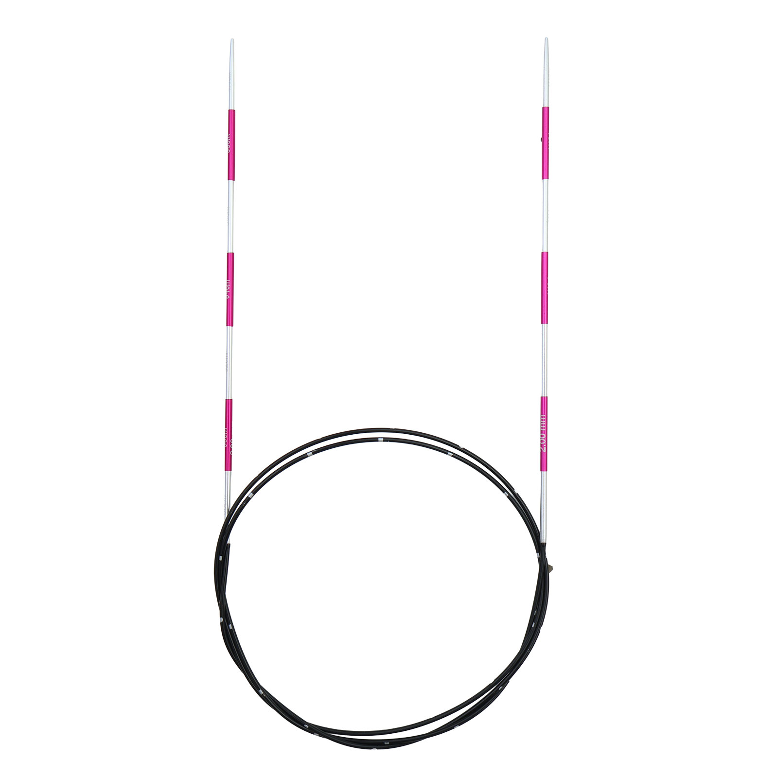 KnitPro 42101 Smartsix Rondbreinaalden 100 cm (Roze) 2,00 mm - Kaart