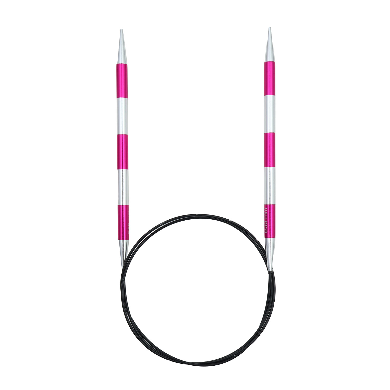 KnitPro 42114 Smartsix Rondbreinaalden 100 cm (Roze) 6,50 mm - Kaart