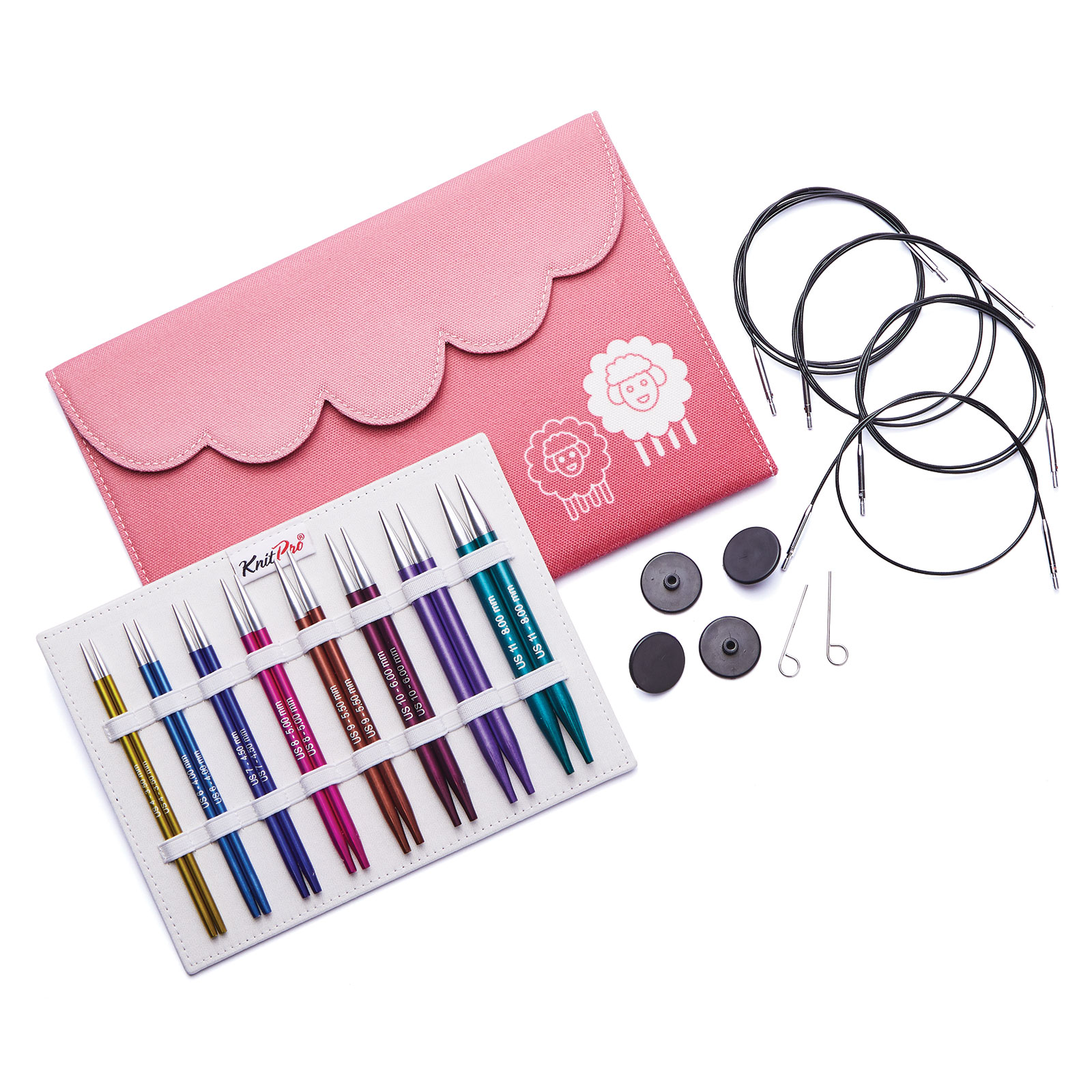 KnitPro 47425 Zing Verwisselbare Deluxe naaldset 10cm - SET