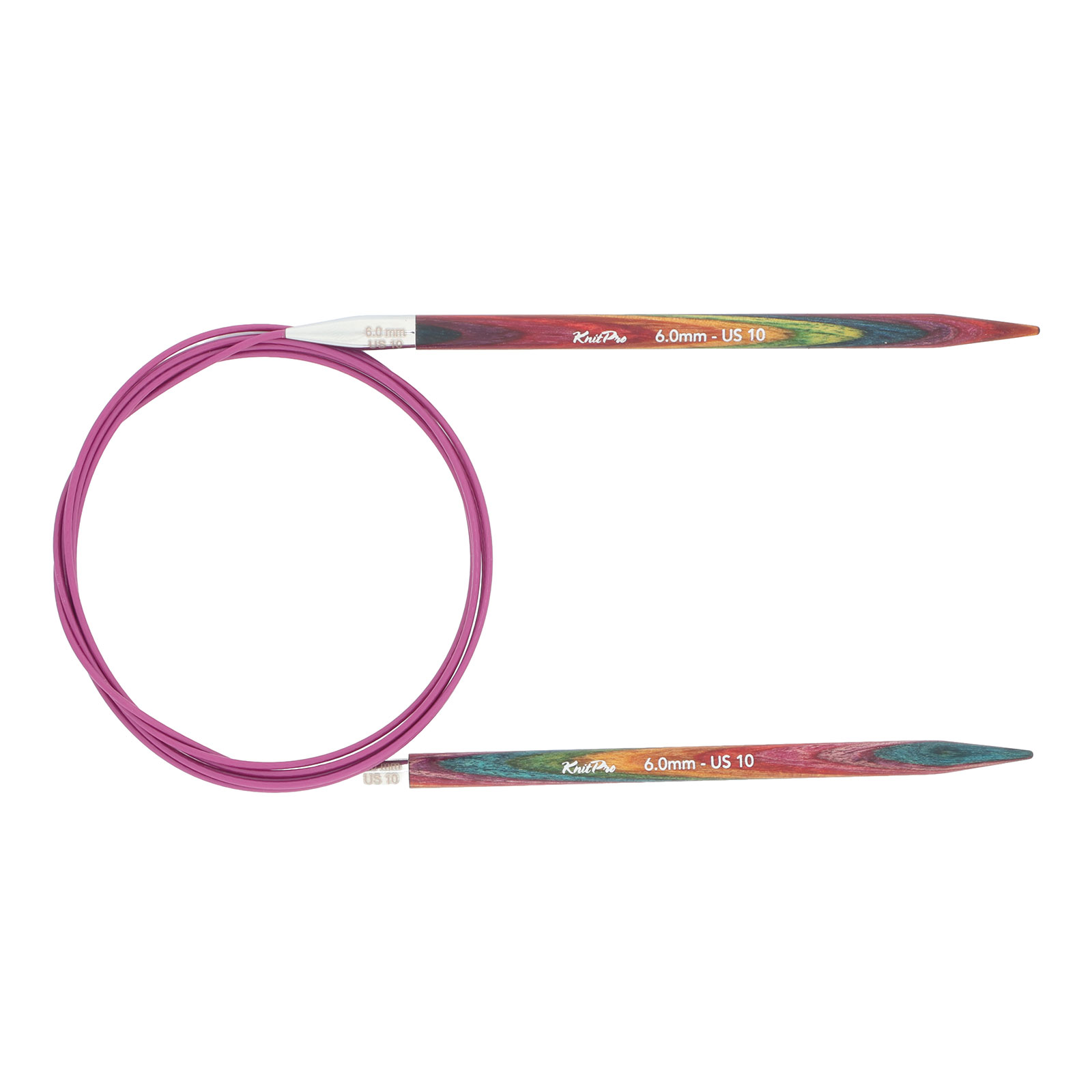 Knitpro Symfonie 2 rondbreinaalden 150cm 6mm - Kaart