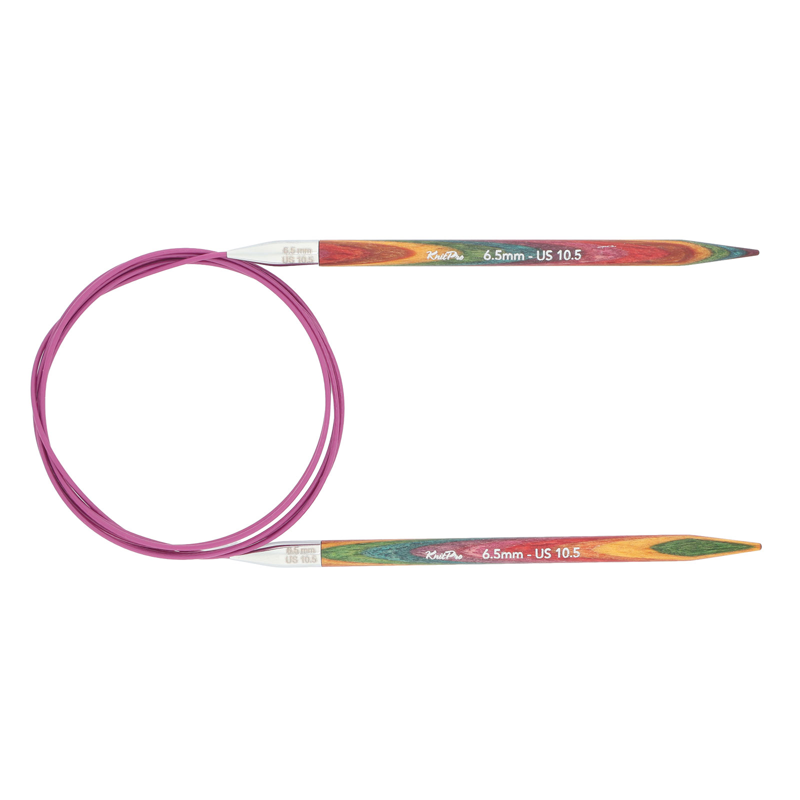 Knitpro Symfonie 2 rondbreinaalden 150cm 6,5mm - Kaart
