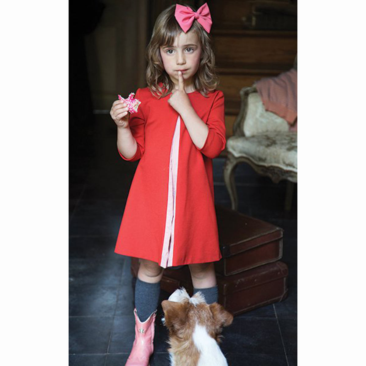 La Maison Viktor 019 Birdie Jurk - STUK