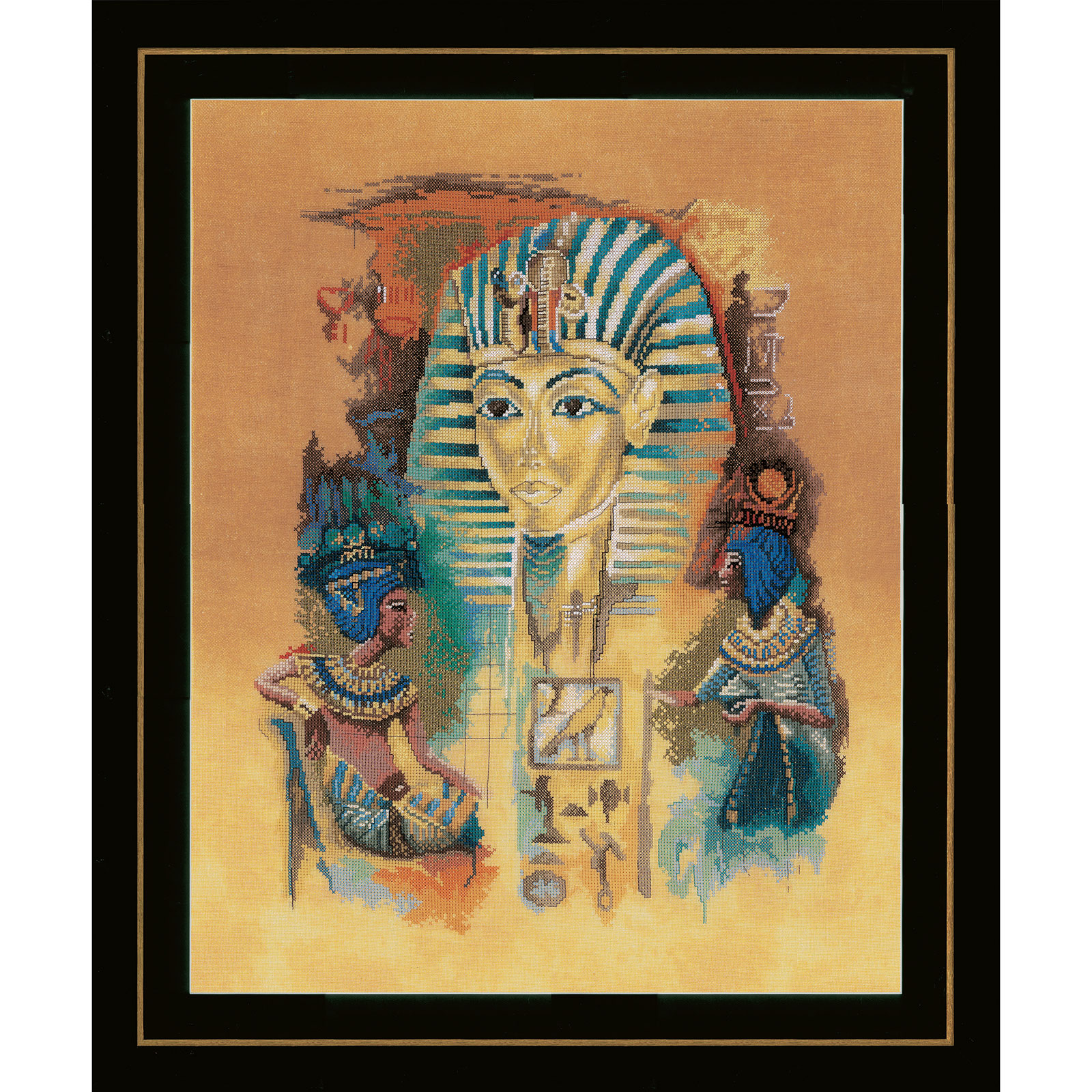 Lanarte PN-0008006 Borduurpakket telpatroon Toetanchamon ca. 39 x 49 cm - STUK