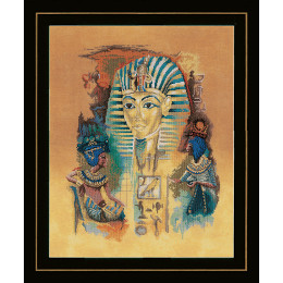 Lanarte PN-0008006 Borduurpakket telpatroon Toetanchamon ca. 39 x 49 cm - STUK
