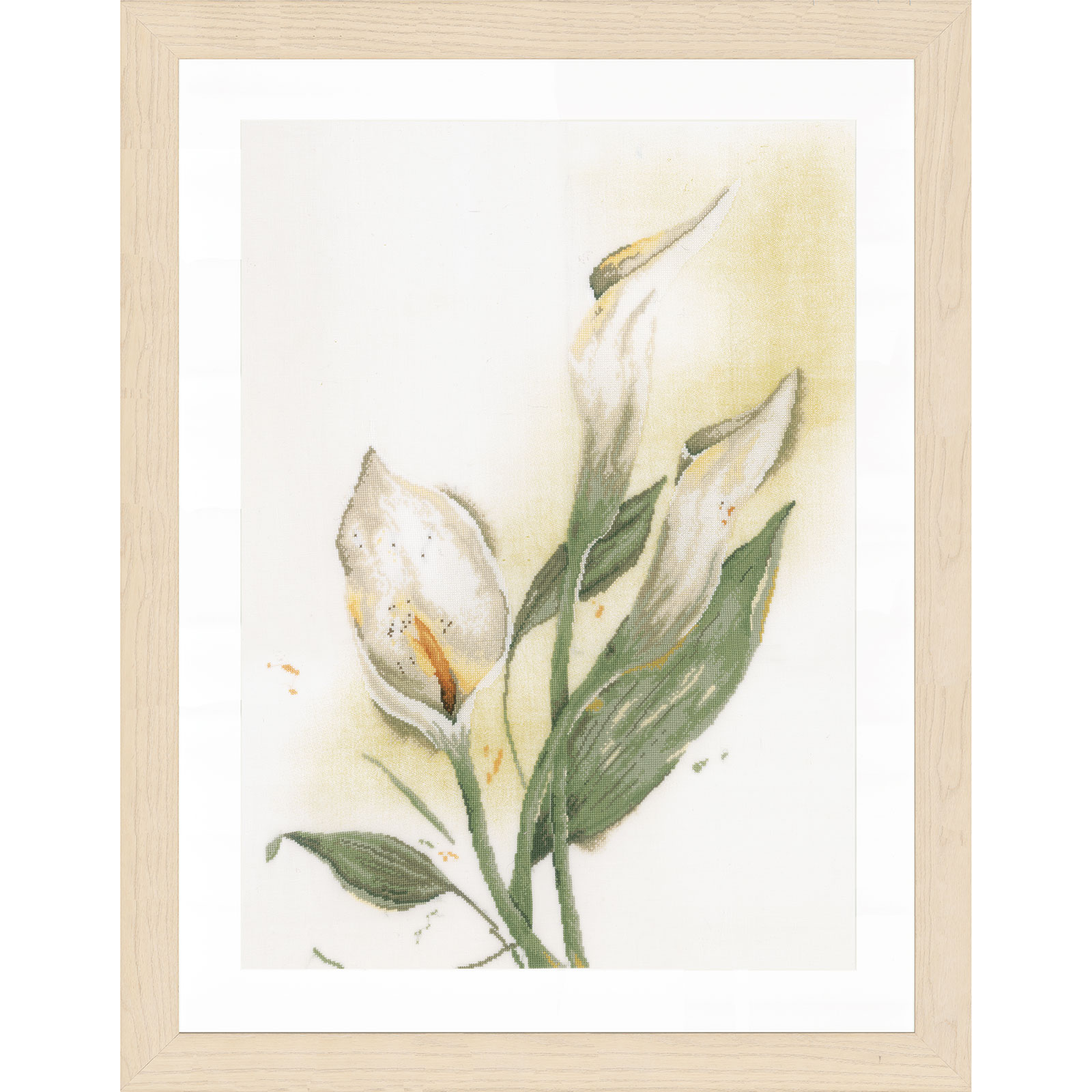 Lanarte PN-0008015 Borduurpakket telpatroon Calla Lily ca. 50 x 60 cm - STUK