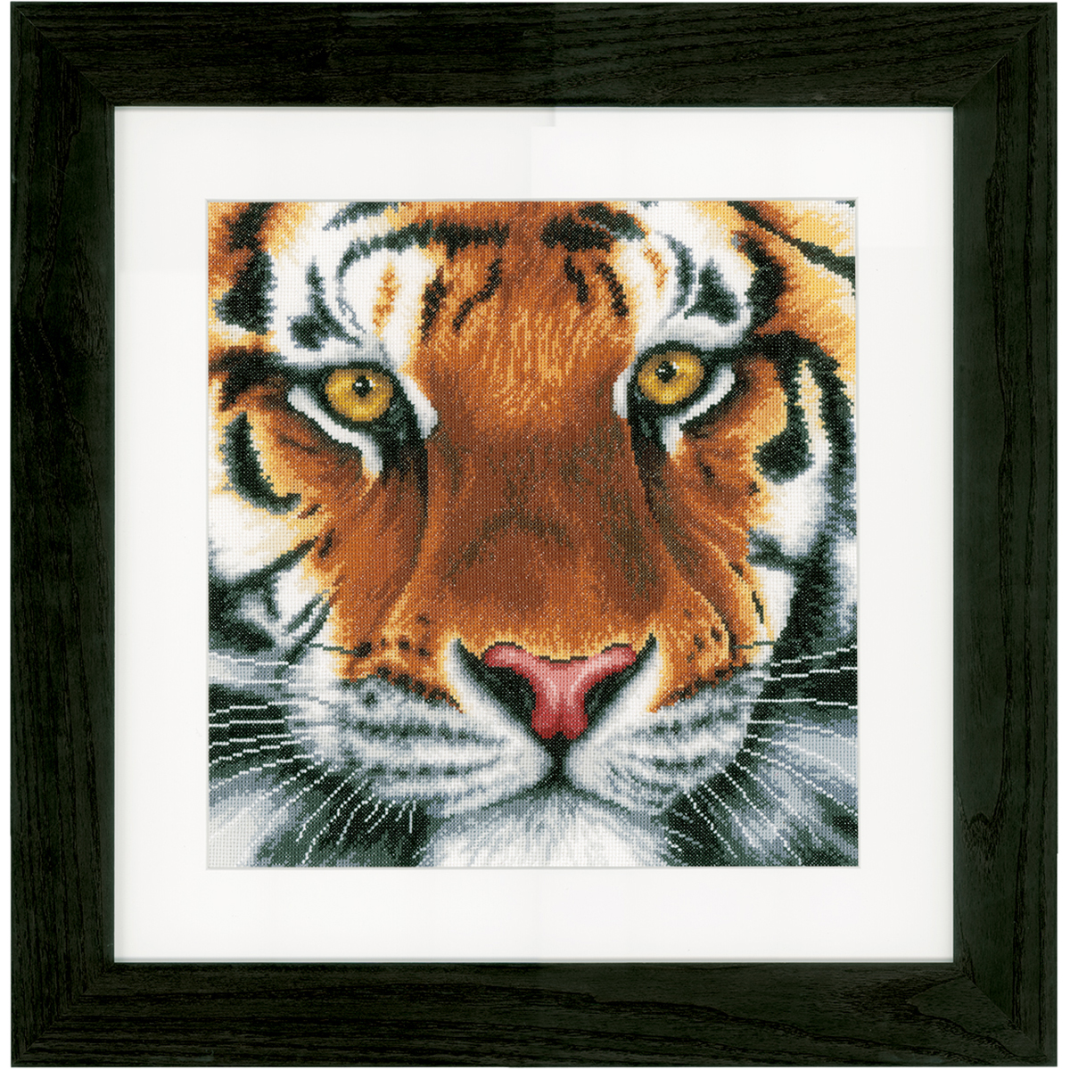 Lanarte PN-0156104 Borduurpakket telpatroon Tijger  ca. 35 x 34 cm - STUK