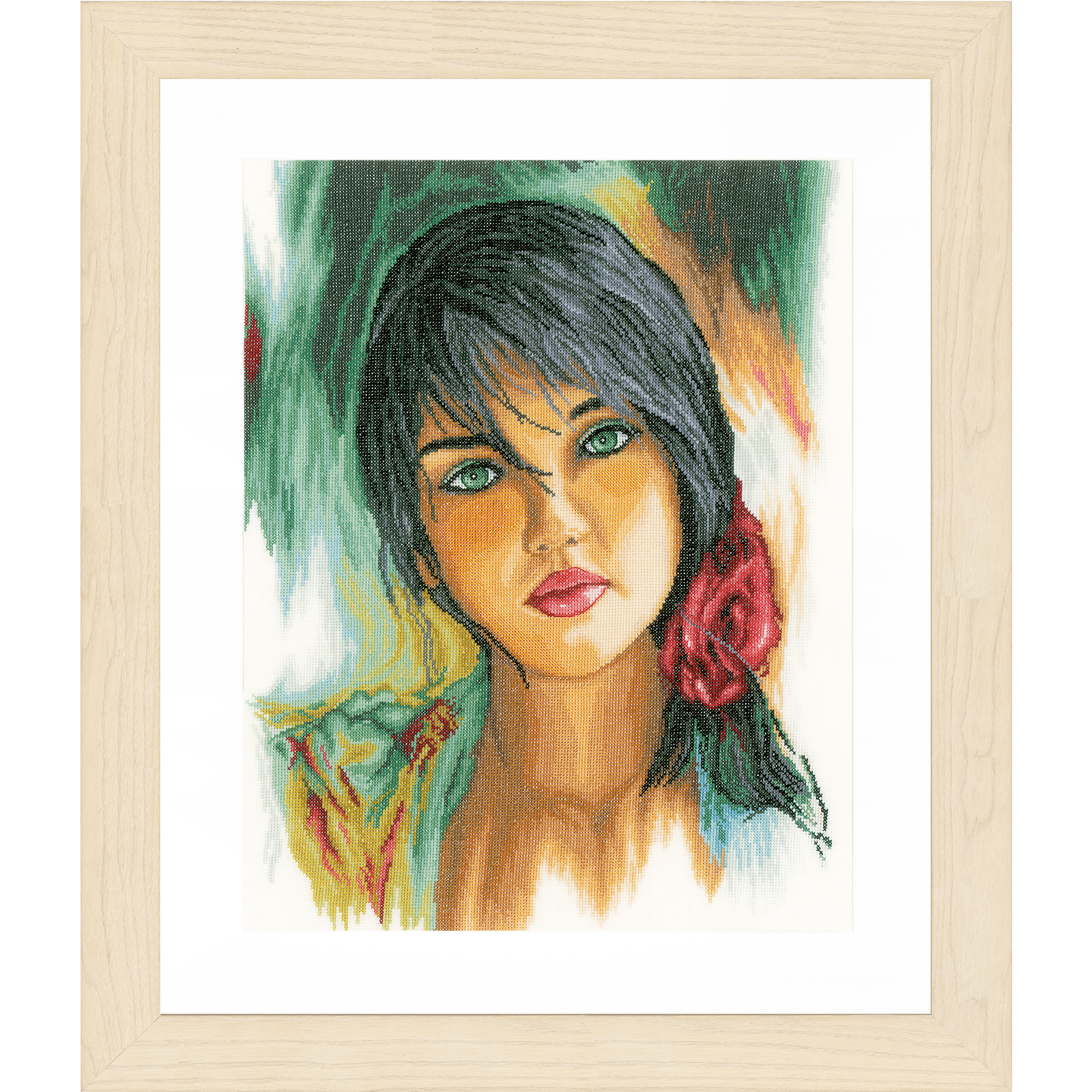 Lanarte PN-0164075 Borduurpakket telpatroon Feelings  ca. 34 x 43 cm - STUK