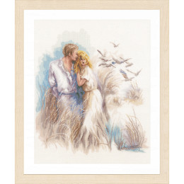 Lanarte PN-0180471 Borduurpakket telpatroon Close Harmony ca. 38 x 44 cm - STUK