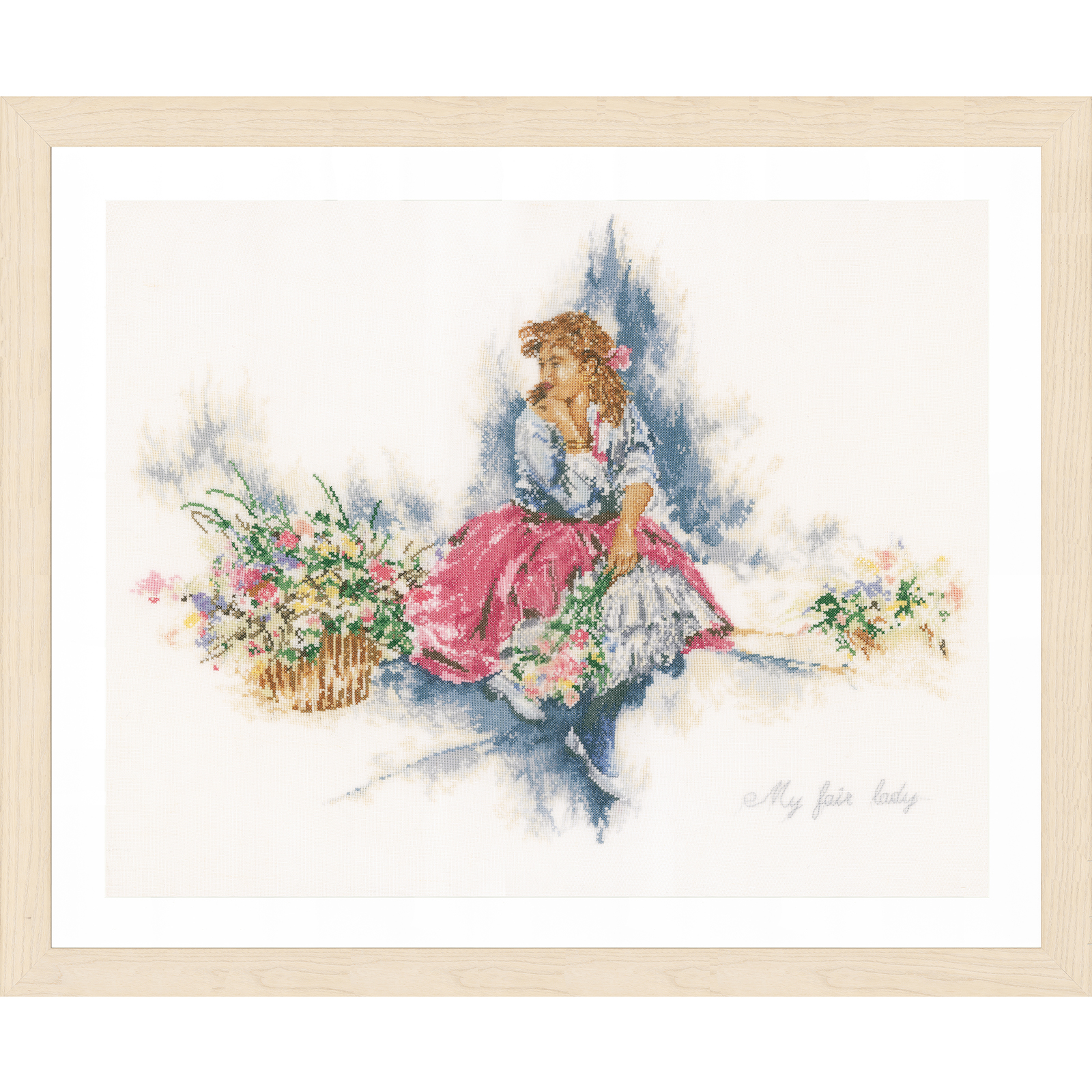 Lanarte PN-0182405 Borduurpakket telpatroon My fair lady ca. 54 x 43 cm - STUK