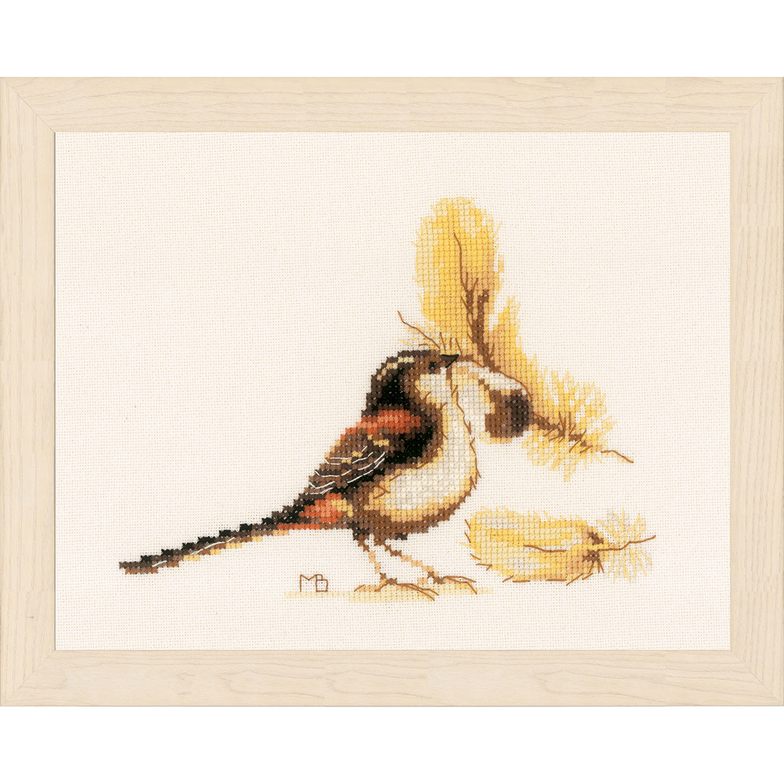 Lanarte PN-0187999 Borduurpakket telpatroon Vink ca. 22 x 15 cm - STUK