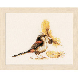 Lanarte PN-0187999 Borduurpakket telpatroon Vink ca. 22 x 15 cm - STUK