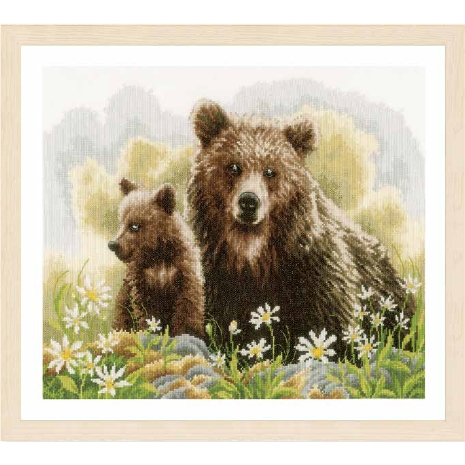 LanArte PN0194788 Telpakket kit Beren in het bos 45x34cm - STUK