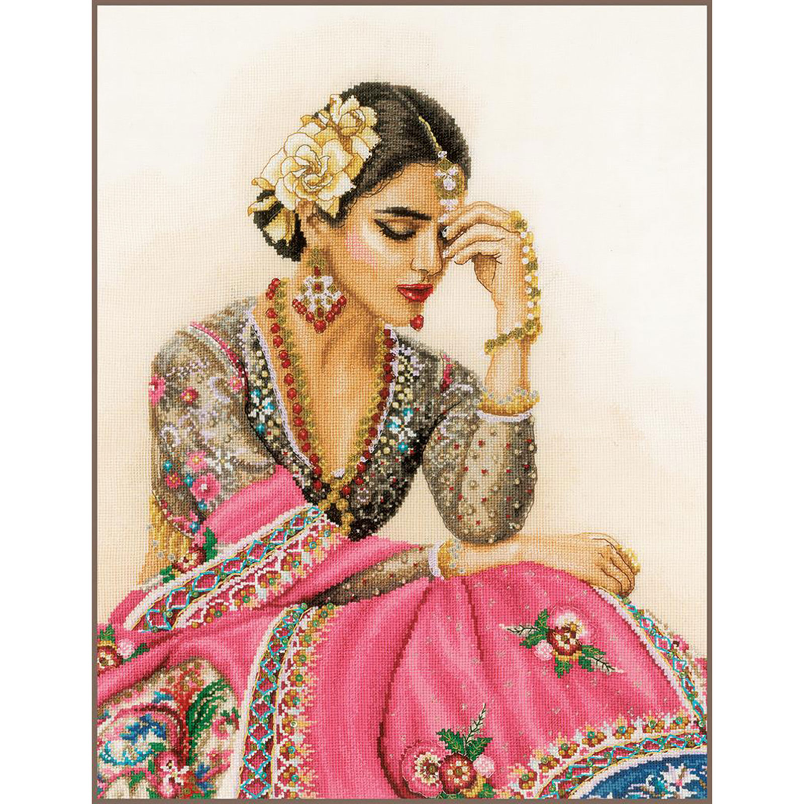 Lanarte PN-0196746 Borduurpakket telpatroon Traditionele herinneringen - STUK