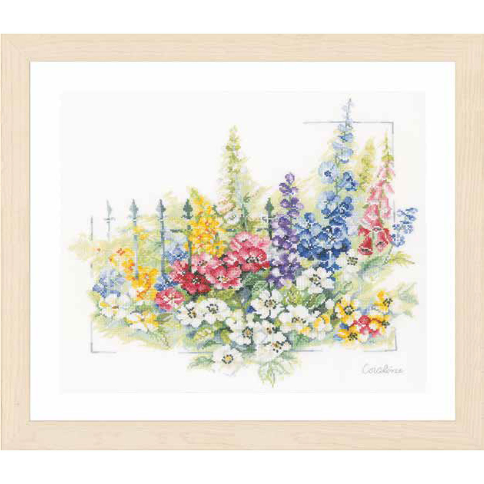 LanArte PN0198502 Telpakket kit Bloemen explosie 45x40cm - STUK