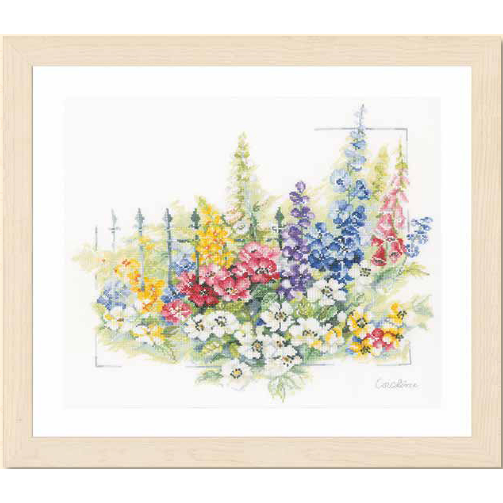 LanArte PN0199501 Telpakket kit Bloemen explosie 45x40cm - STUK