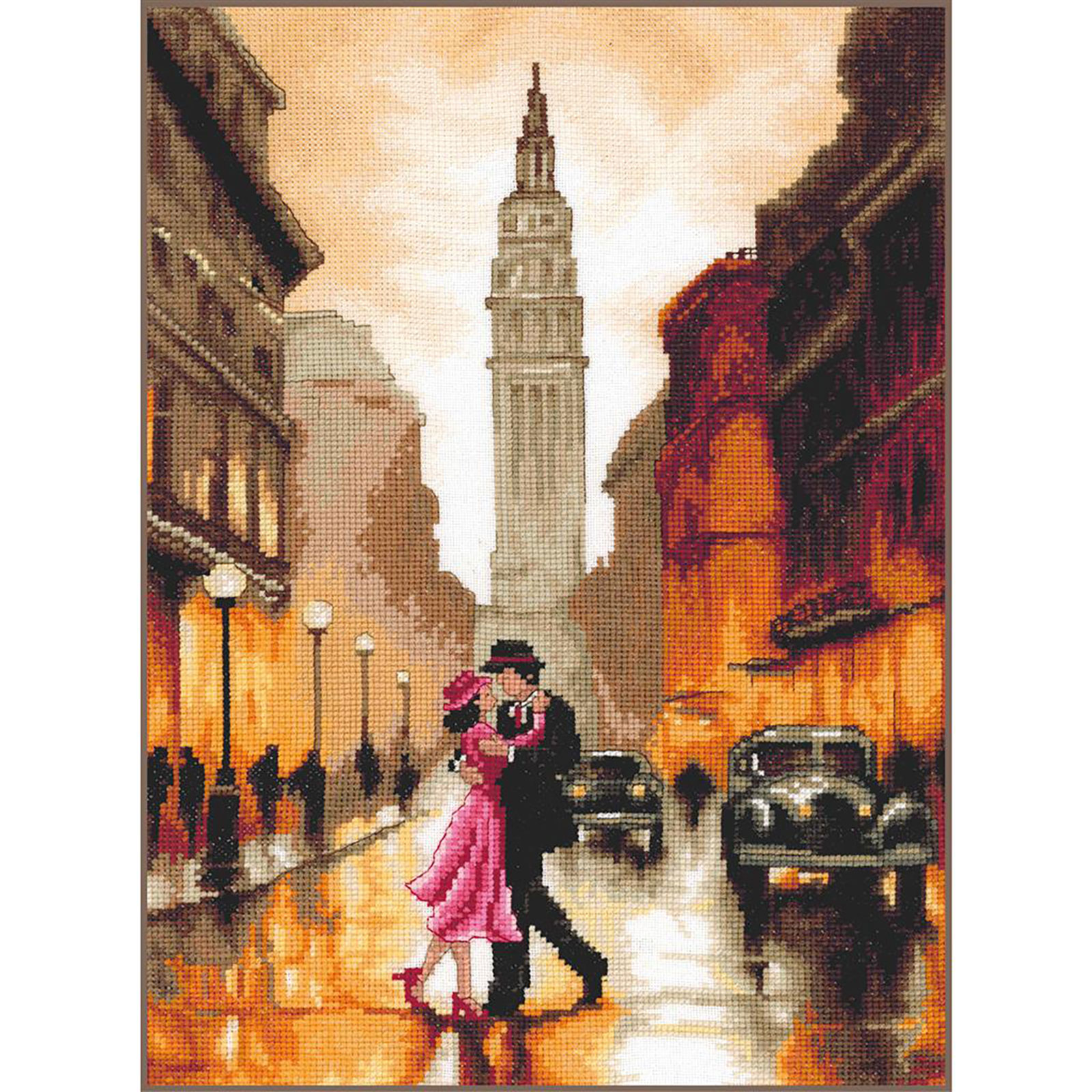 Lanarte PN-0206789 Telpakket kit Dancing in New York 26x38cm - STUK