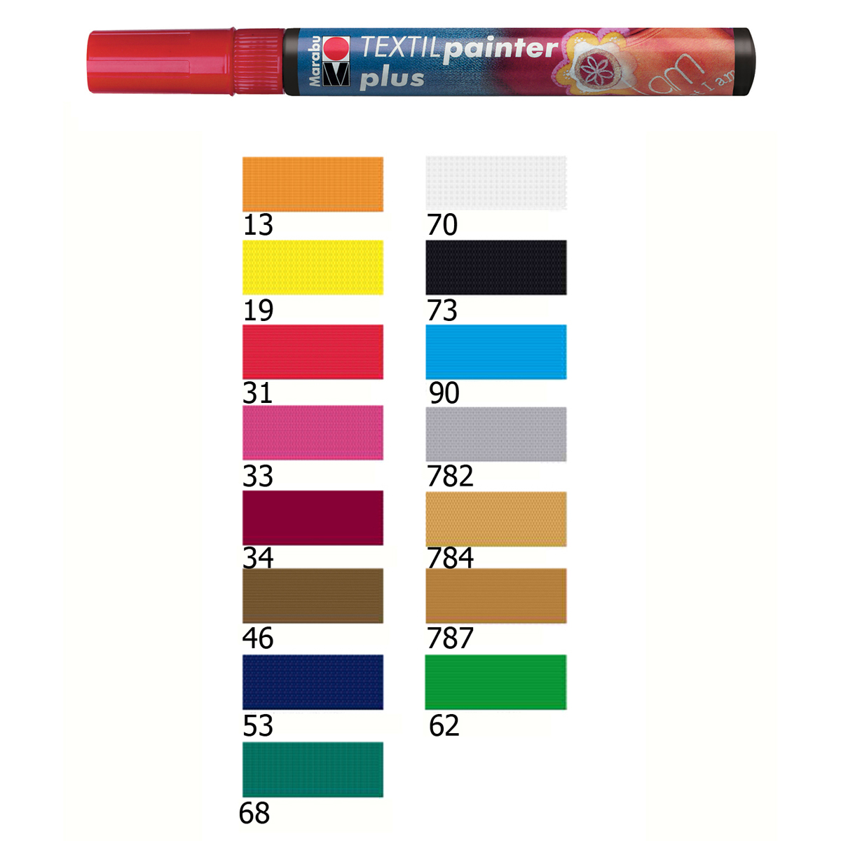Marabu 01180003013 Textiel painter plus 3 mm - Kleur 68