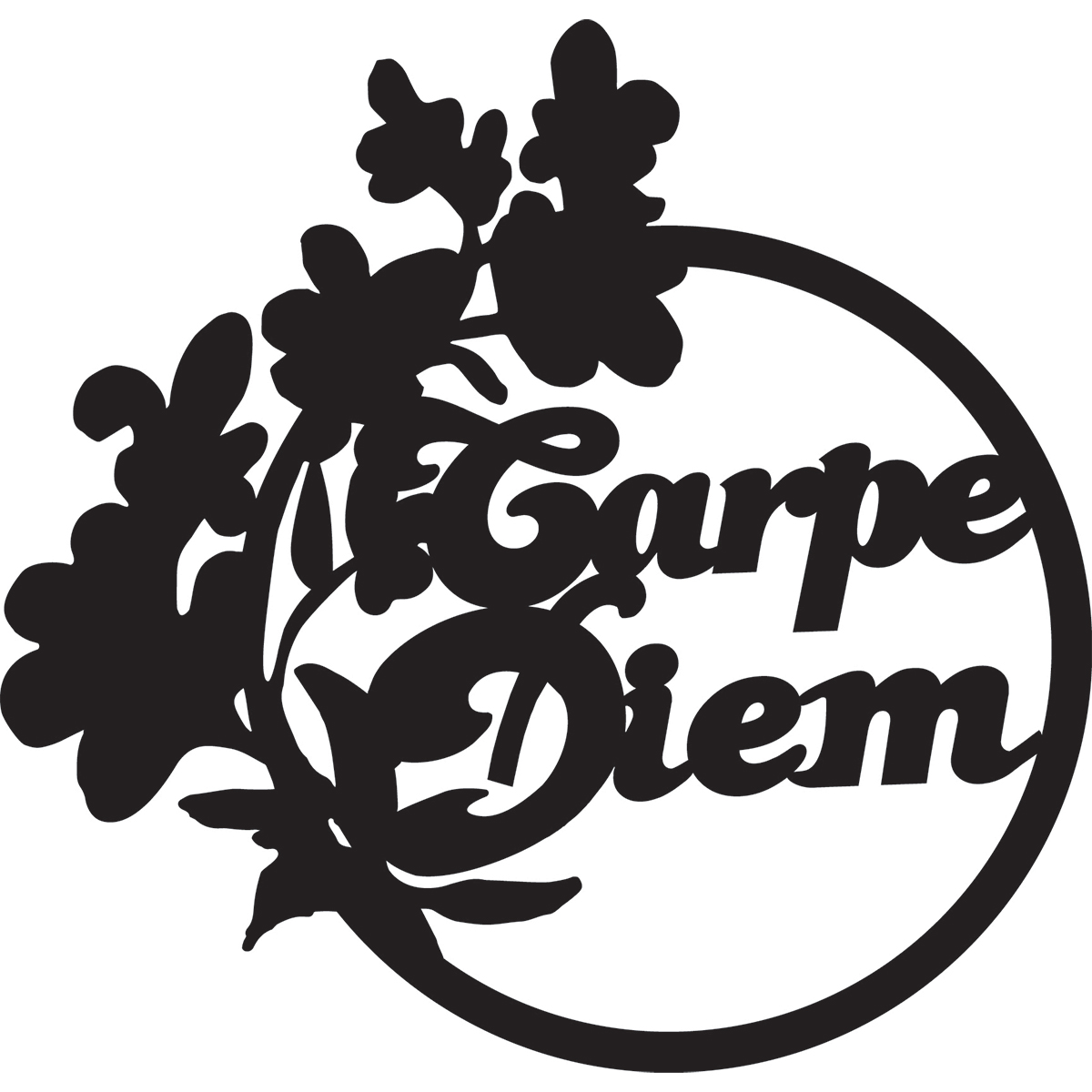Marabu 0287000000005 Silhouette Sjabloon 15 x 15 cm Carpe Diem - STUK