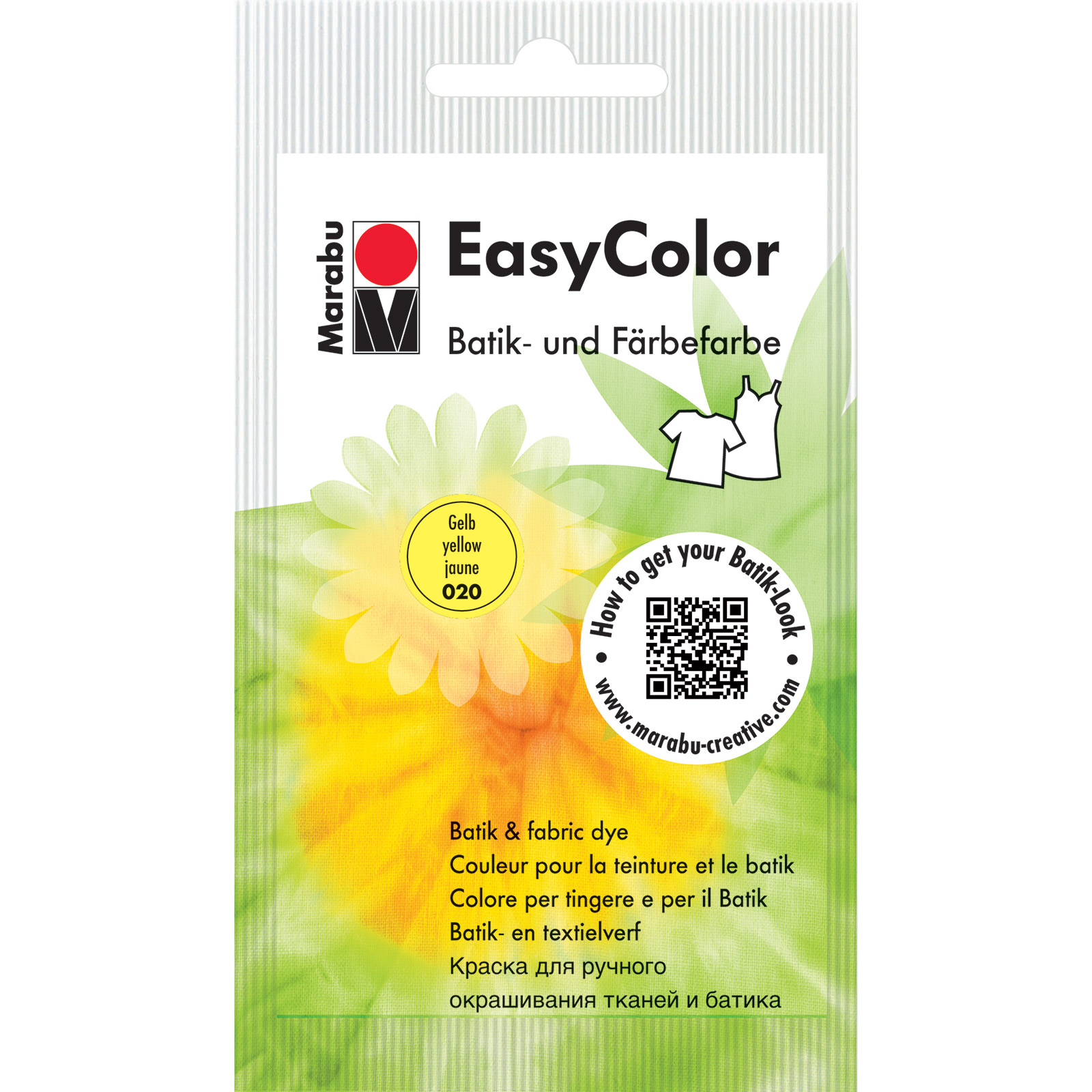 Marabu 17350022020 Easy Color handwas textiel- / batikverf 25 gram - Kleur 20