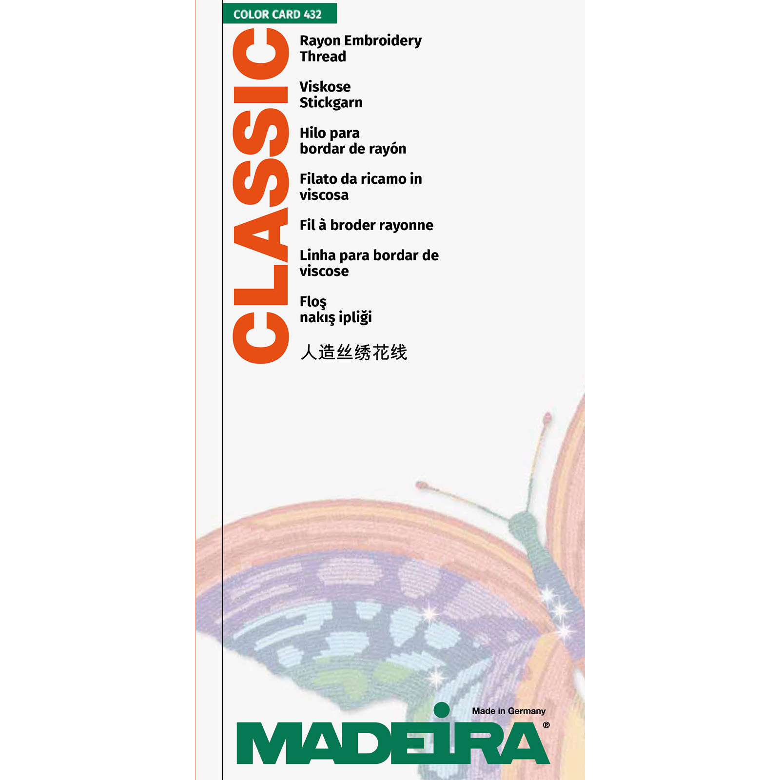 Madeira WFK432 Kleurkaart Classic  - STUK