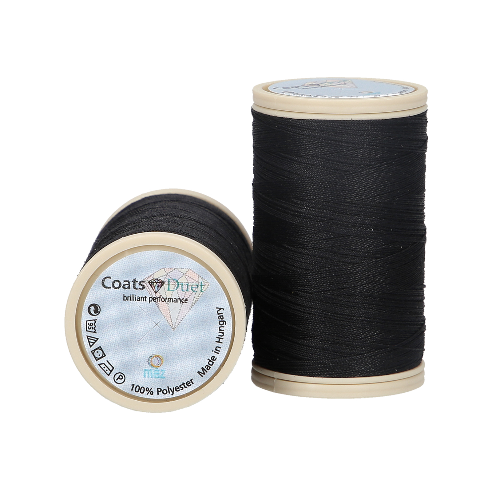 Mez 4646100 Duet allesnaaigaren 200 meter 100% polyester dikte 100 - Kleur 1000