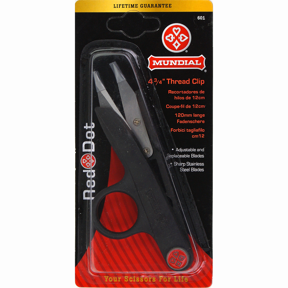 Mundial 601 Hobbyschaar 12 cm 4.75 inch - Kaart