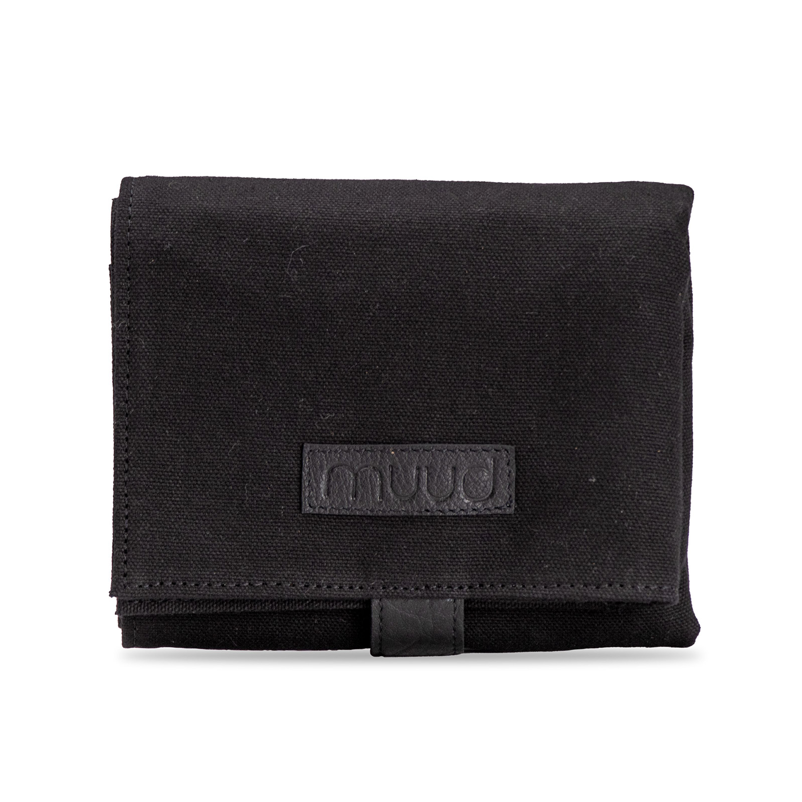 MUUD 2149 Canvas Stockholm - Naaldenetui voor verwisselbare breinaalden 14cm x 16cm - kleur Black