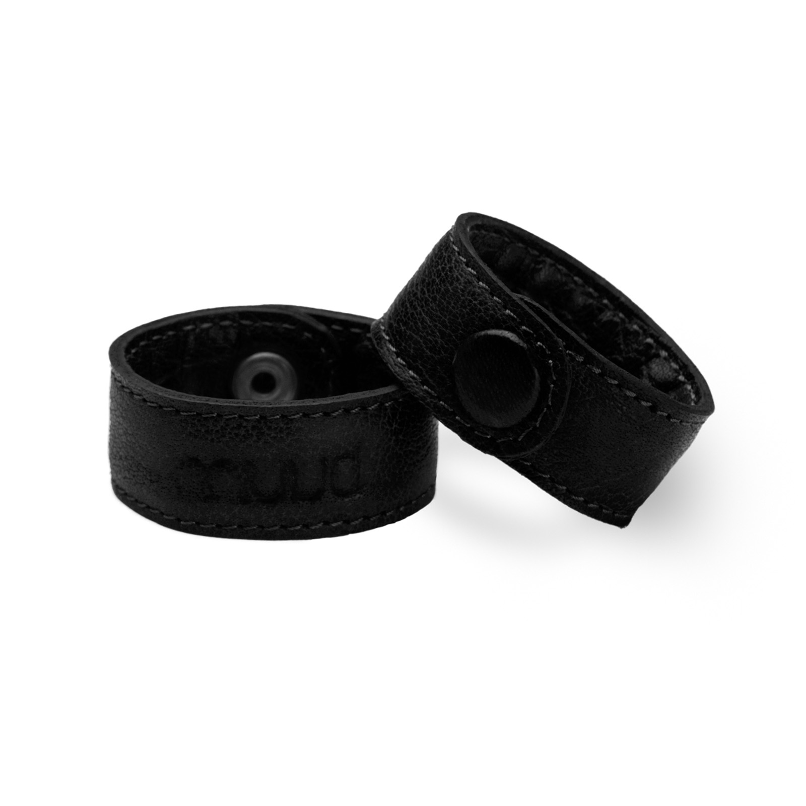 MUUD QB-1000 Carita Straps Leer 2x15cm - kleur Black