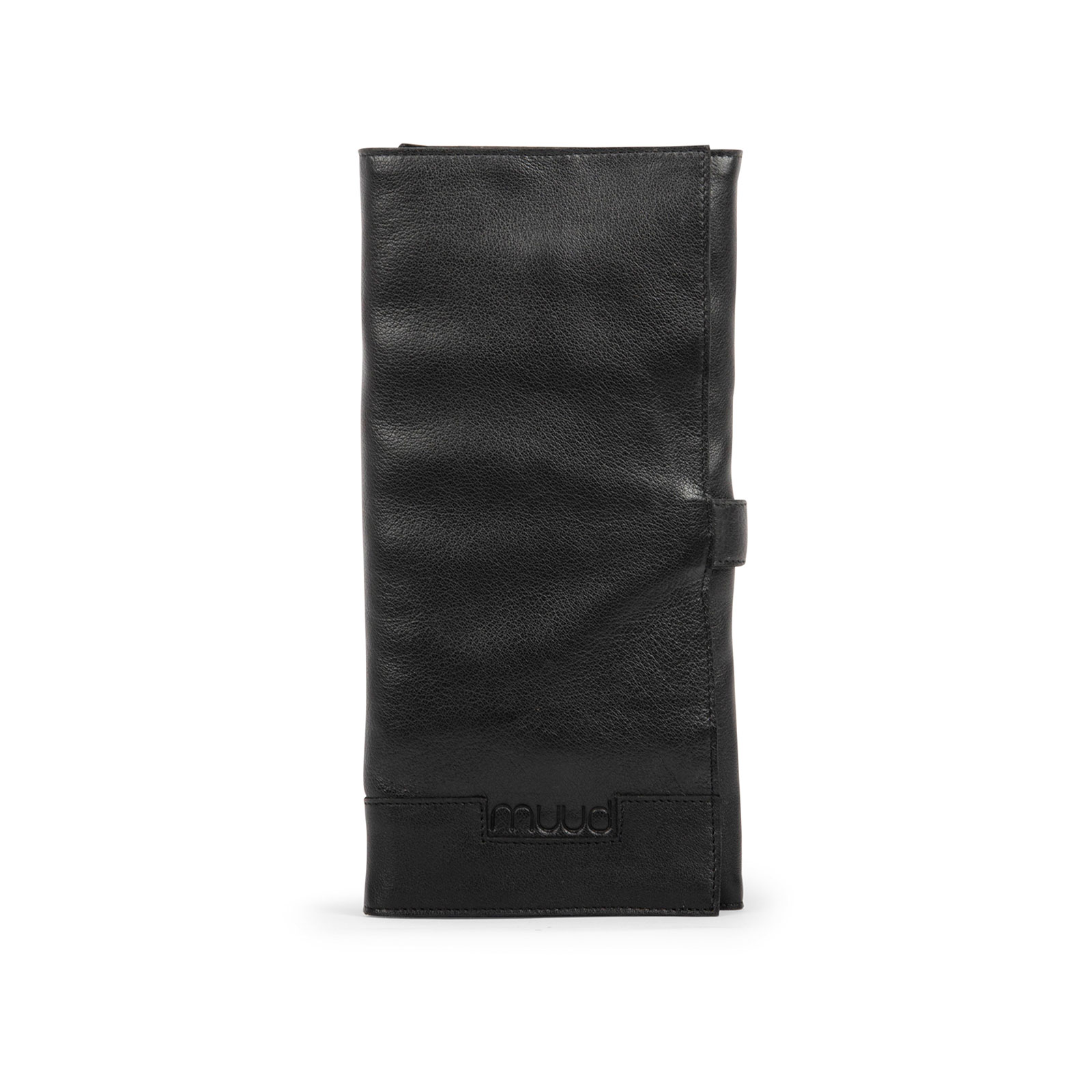 MUUD Lucy. Handgemaakt leren etui voor breinaalden 30xO43xC15cm - kleur Black