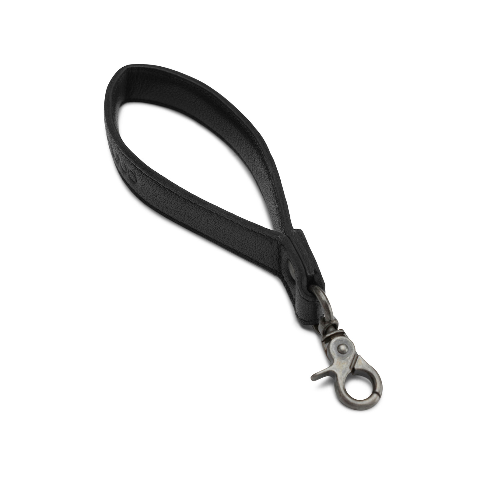 MUUD Cami. Handgemaakt leren tassen handvat 18,5 x 2,2 cm - kleur Black