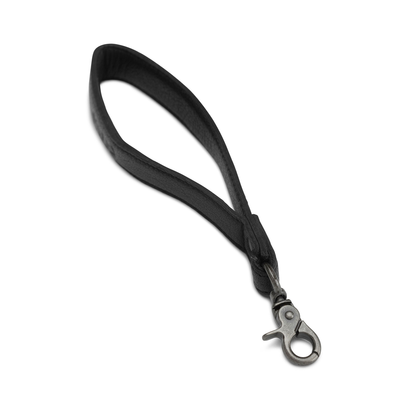 MUUD Cami XL. Handgemaakt leren tassen handvat 21 x 2,2 cm - kleur Black