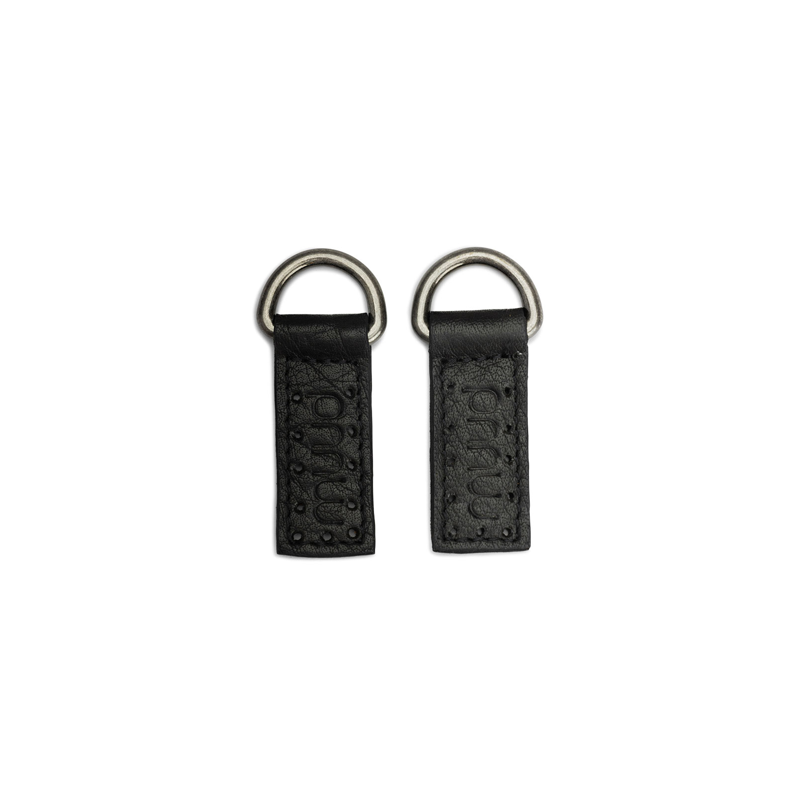 MUUD Caisa. Leren band met D-Ring 6,5 x 2cm - kleur Black