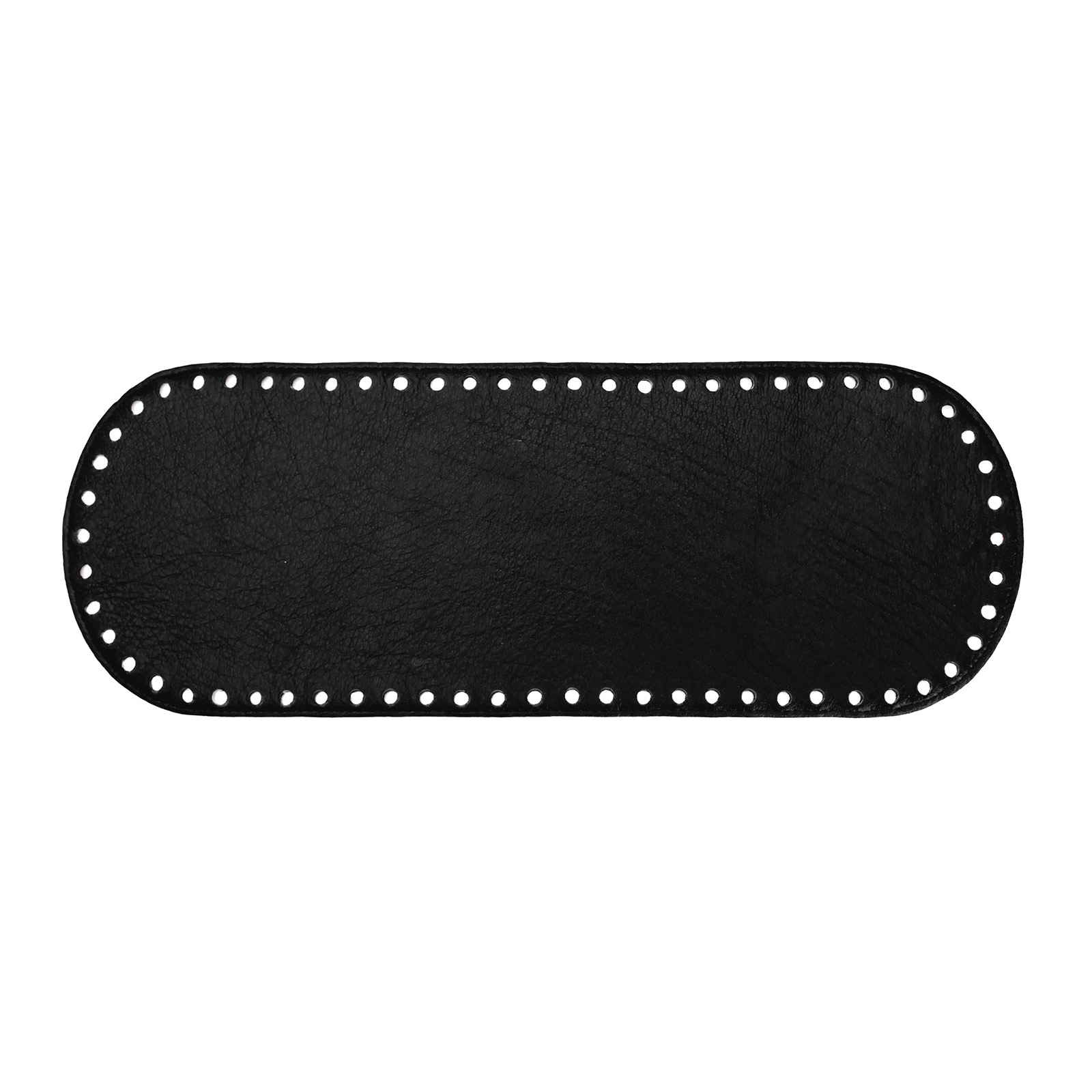 MUUD QB-4713 Gemma XL - Grote ronde leren tassenbodem voor handgemaakte tassen 13cmx36cm - kleur Black