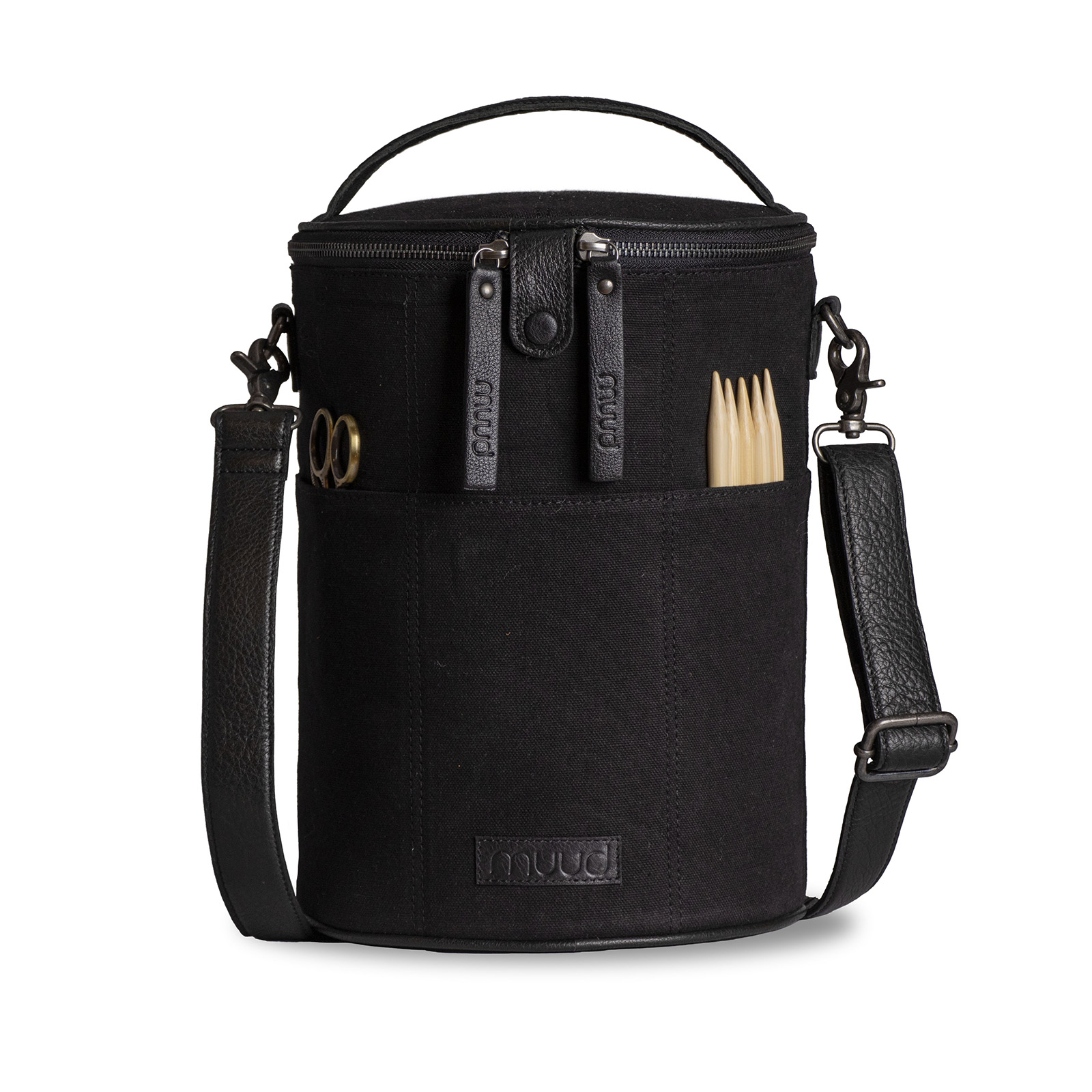 MUUD QB-4716 Canvas Saturn XL - Breitas van canvas 28cmx21cm - kleur Black