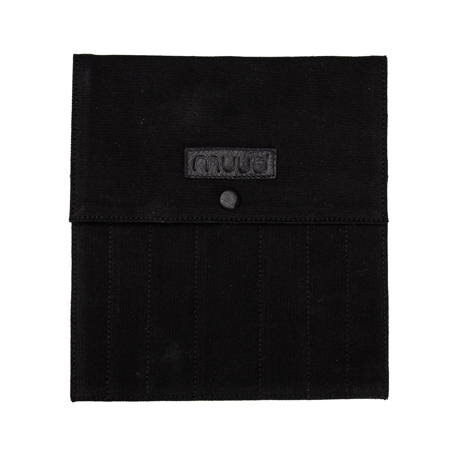 MUUD QB-4720 Canvas Oslo - Canvas organizer voor breinaalden met dubbele punt 22cm x 19cm - kleur Black