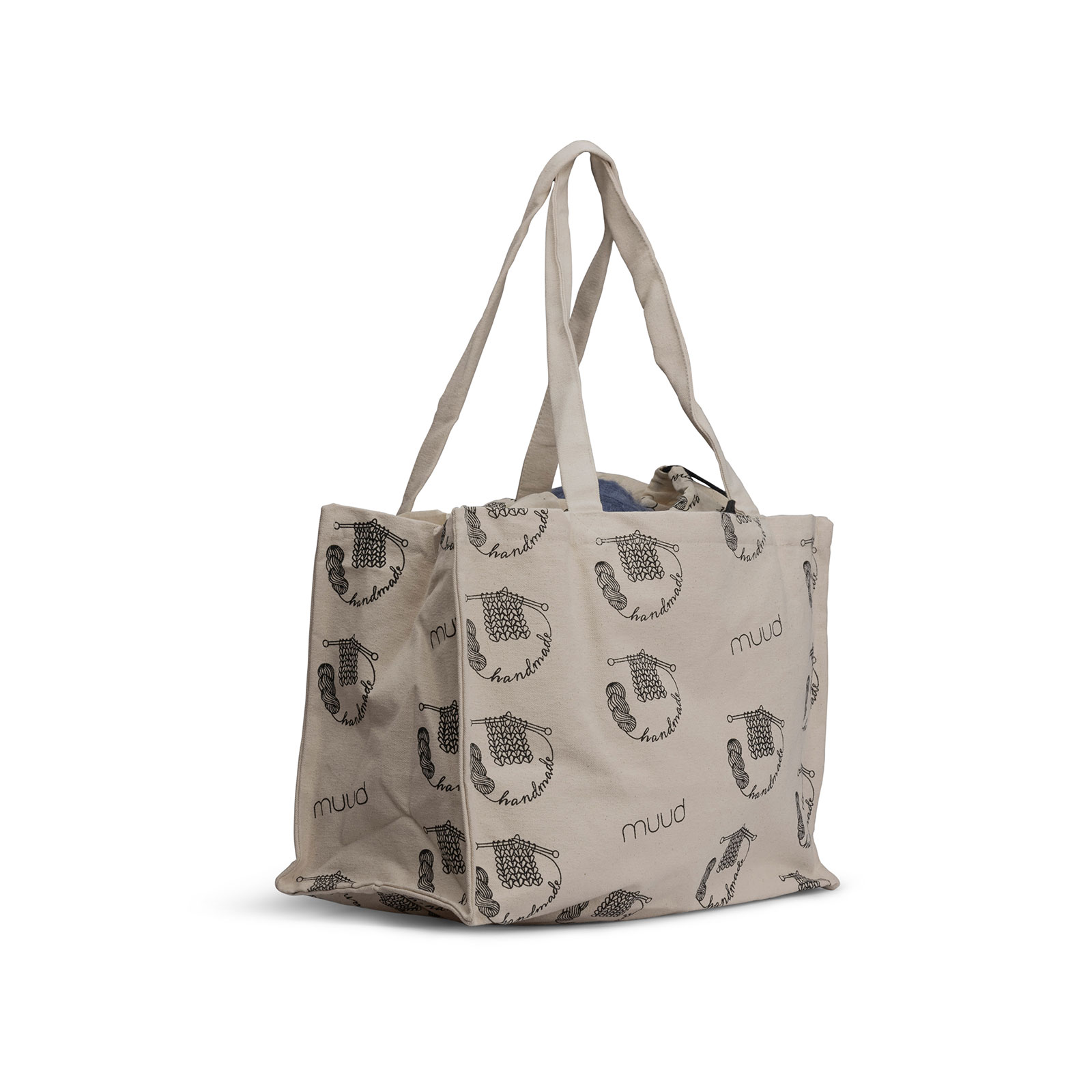 MUUD Draagtas van 100% gerecycled katoen 42x38cm - STUK