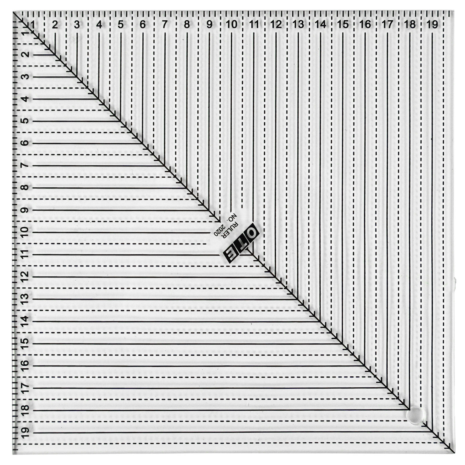 OLFA OTE-20x20 Quiltliniaal 20 x 20 cm - STUK