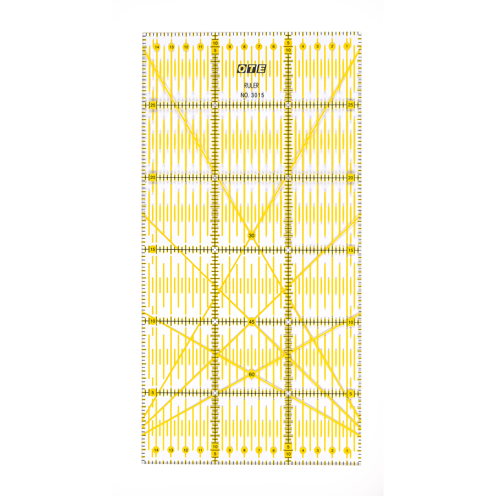 OLFA OTE-30x15 Quiltliniaal 30 x 15 cm - STUK